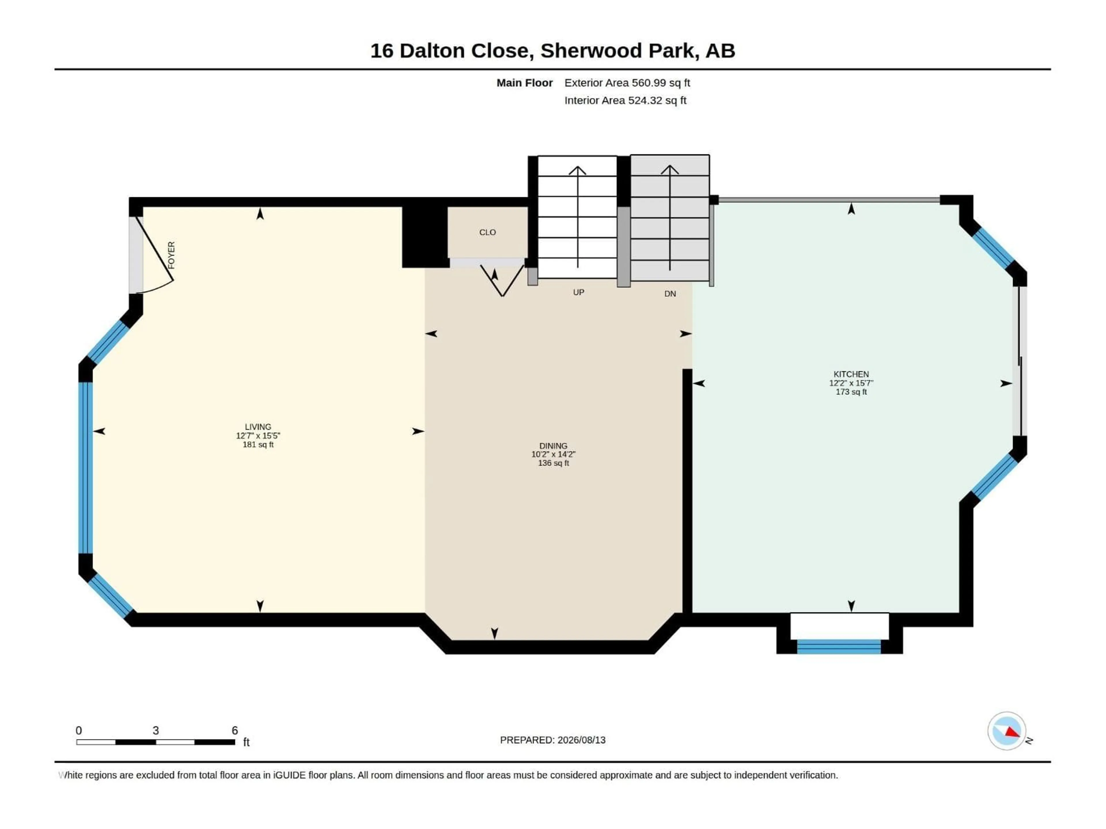 Floor plan for 18 DALTON CL, Sherwood Park Alberta T8H1T5