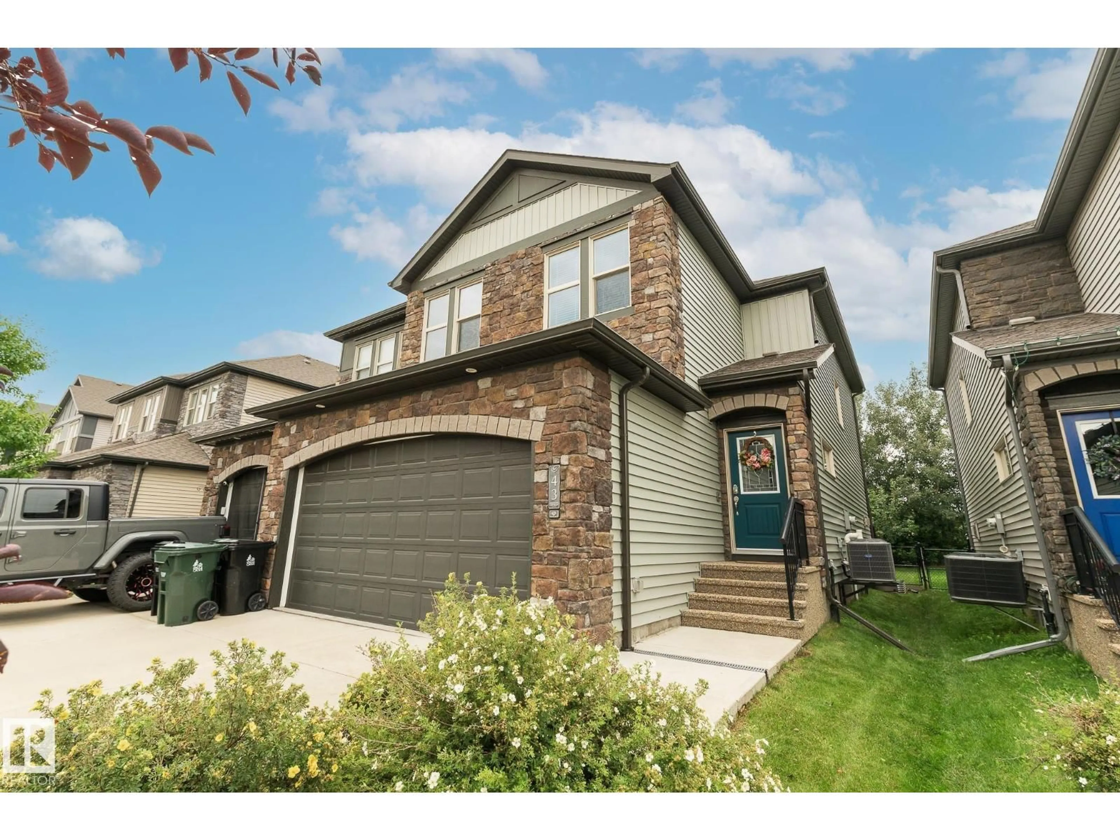 Home with brick exterior material, street for 43 GREENBURY MR, Spruce Grove Alberta T7X0M1