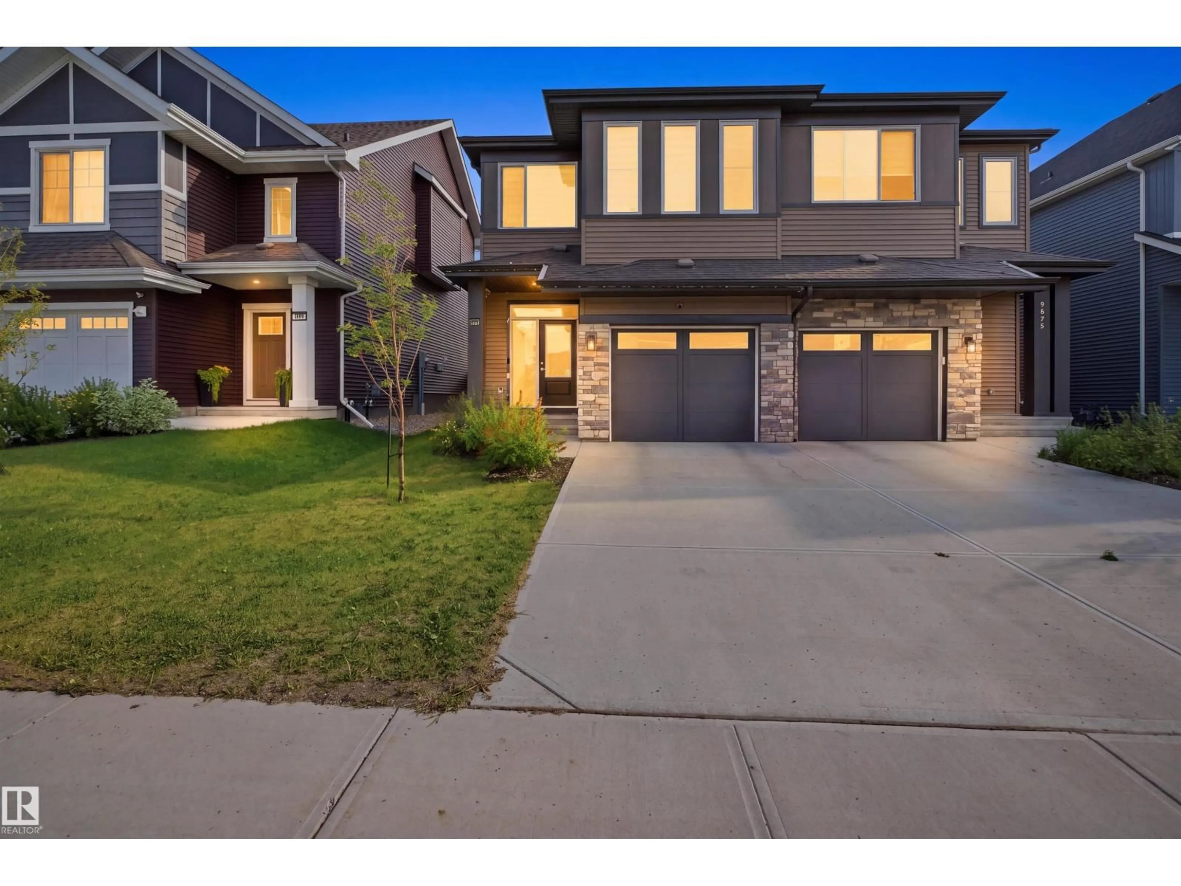 Home with brick exterior material, street for 3877 CHRUSTAWKA PL, Edmonton Alberta T6W5B2