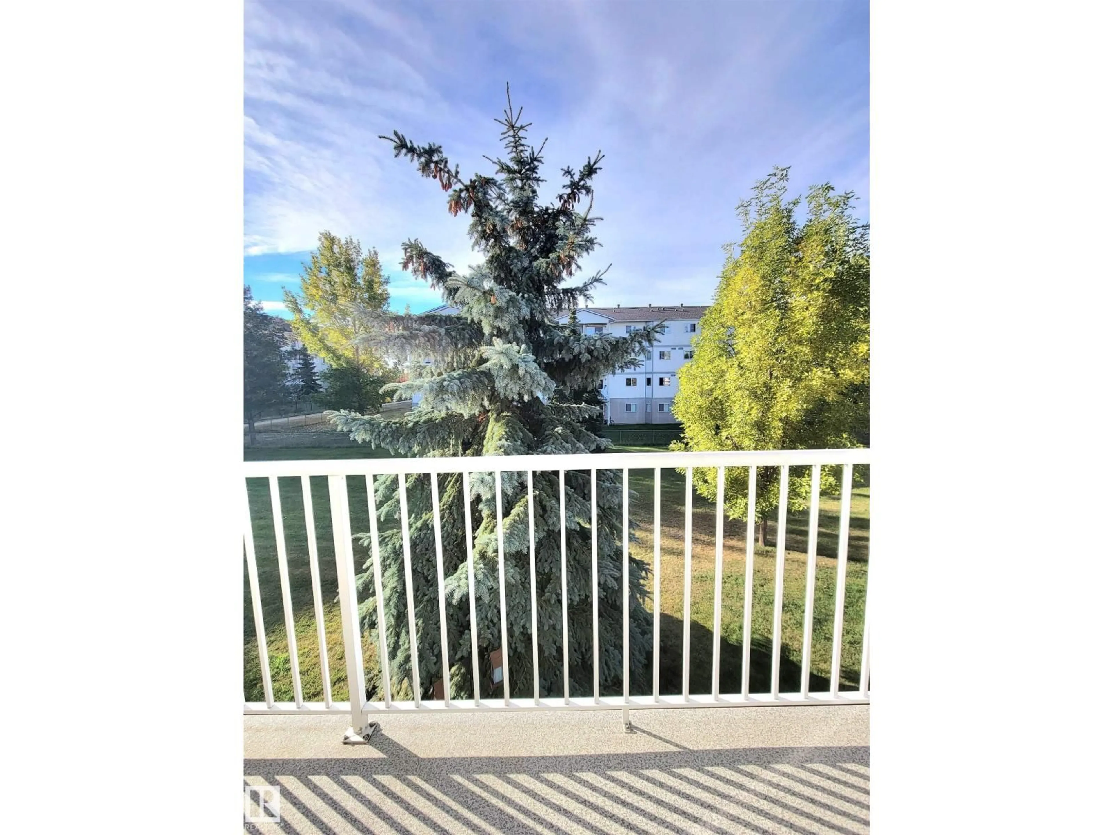 Balcony in the apartment, water/lake/river/ocean view for #108D - 122 WESTPARK DR, Fort Saskatchewan Alberta T8L4M2