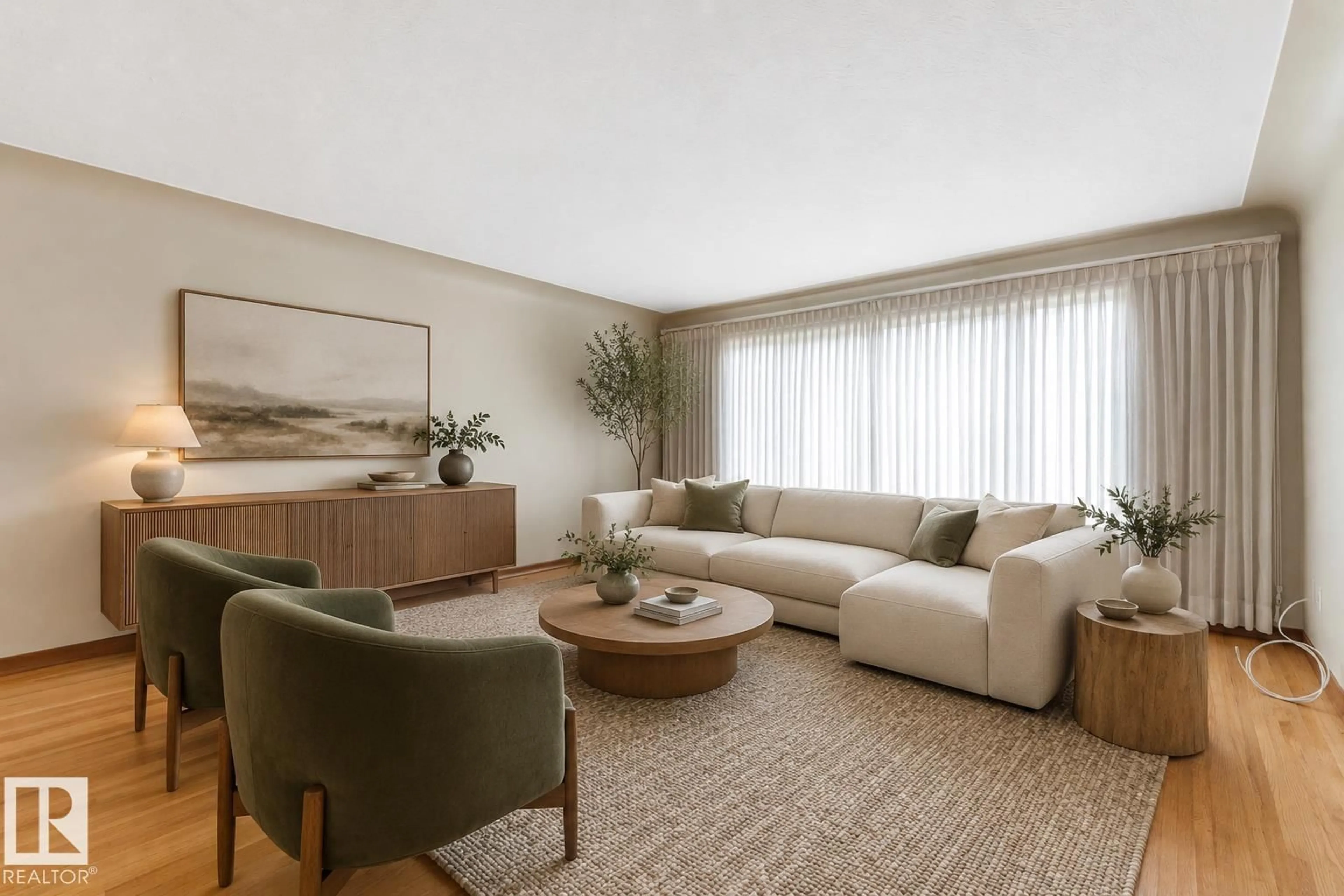 Living room with furniture, unknown for 15930 93 AV, Edmonton Alberta T5R5H5