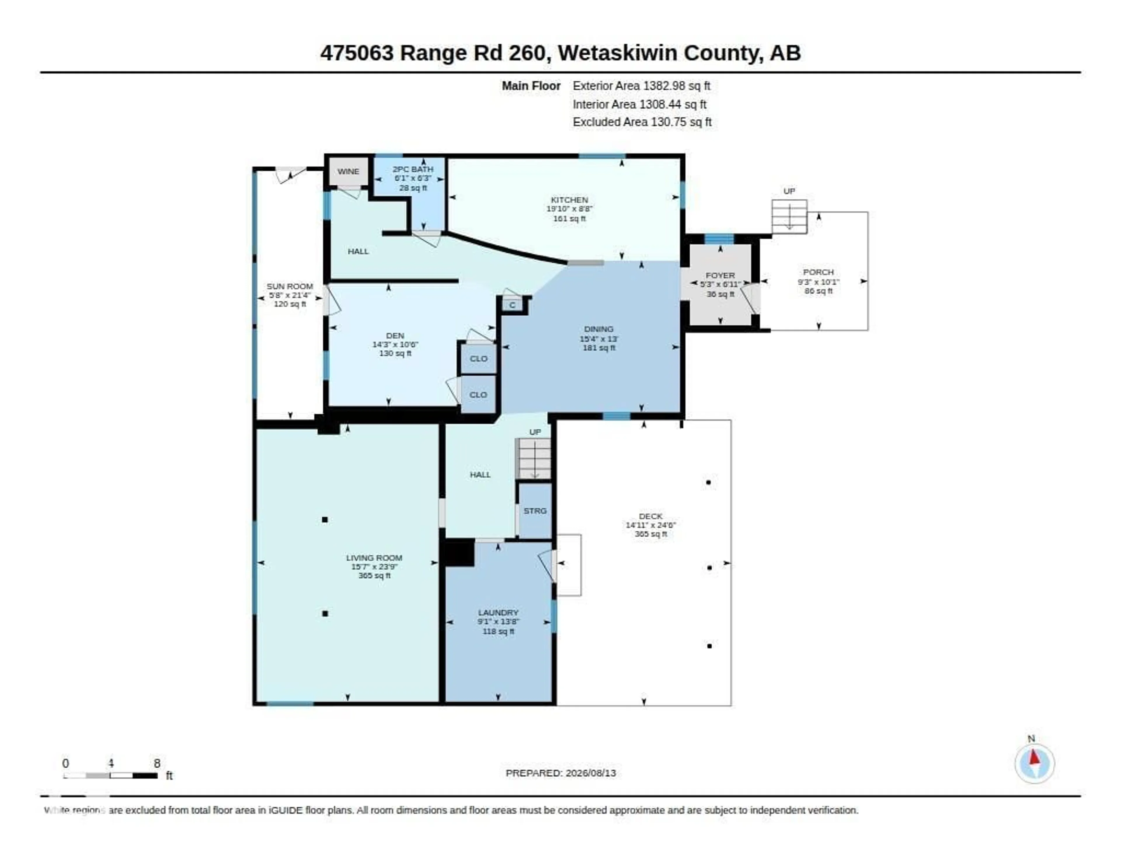 Floor plan for 475063 RGE ROAD 260, Rural Wetaskiwin County Alberta T0C1Z0
