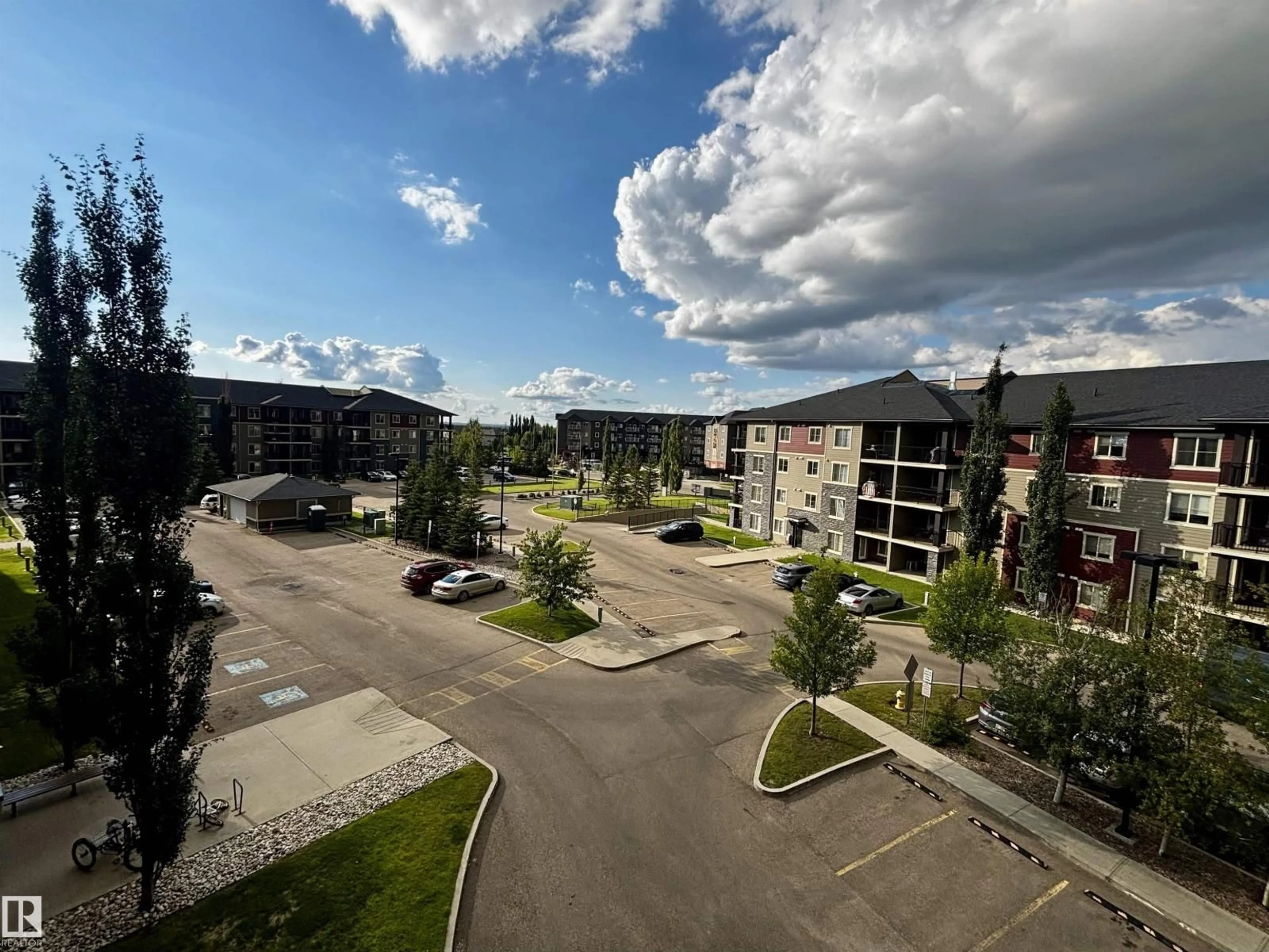 A pic from outside/outdoor area/front of a property/back of a property/a pic from drone, unknown for #409 - 12035 22 AV, Edmonton Alberta T6W2X9