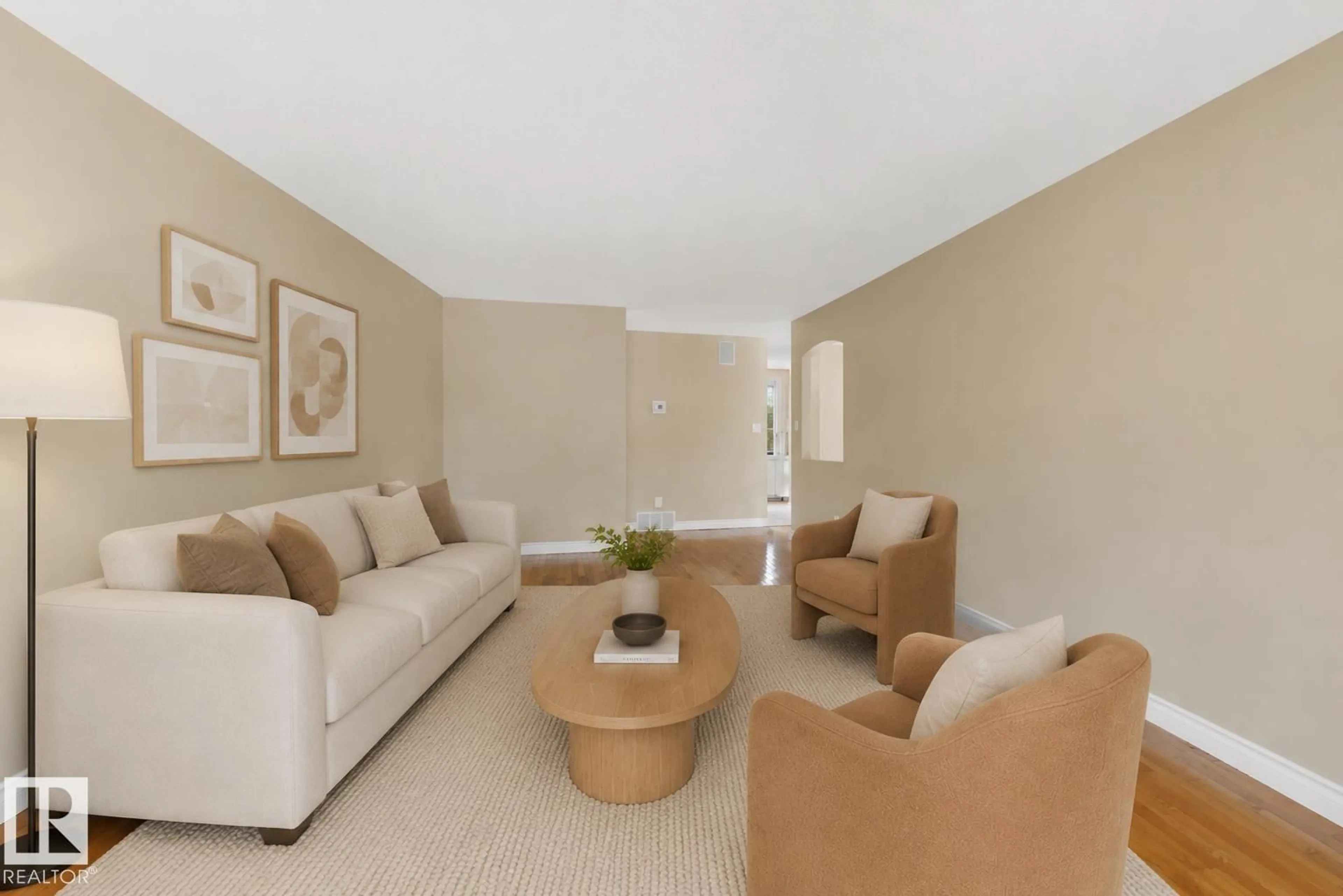 Living room with furniture, unknown for NW - 4139 122 ST, Edmonton Alberta T6J1Z1