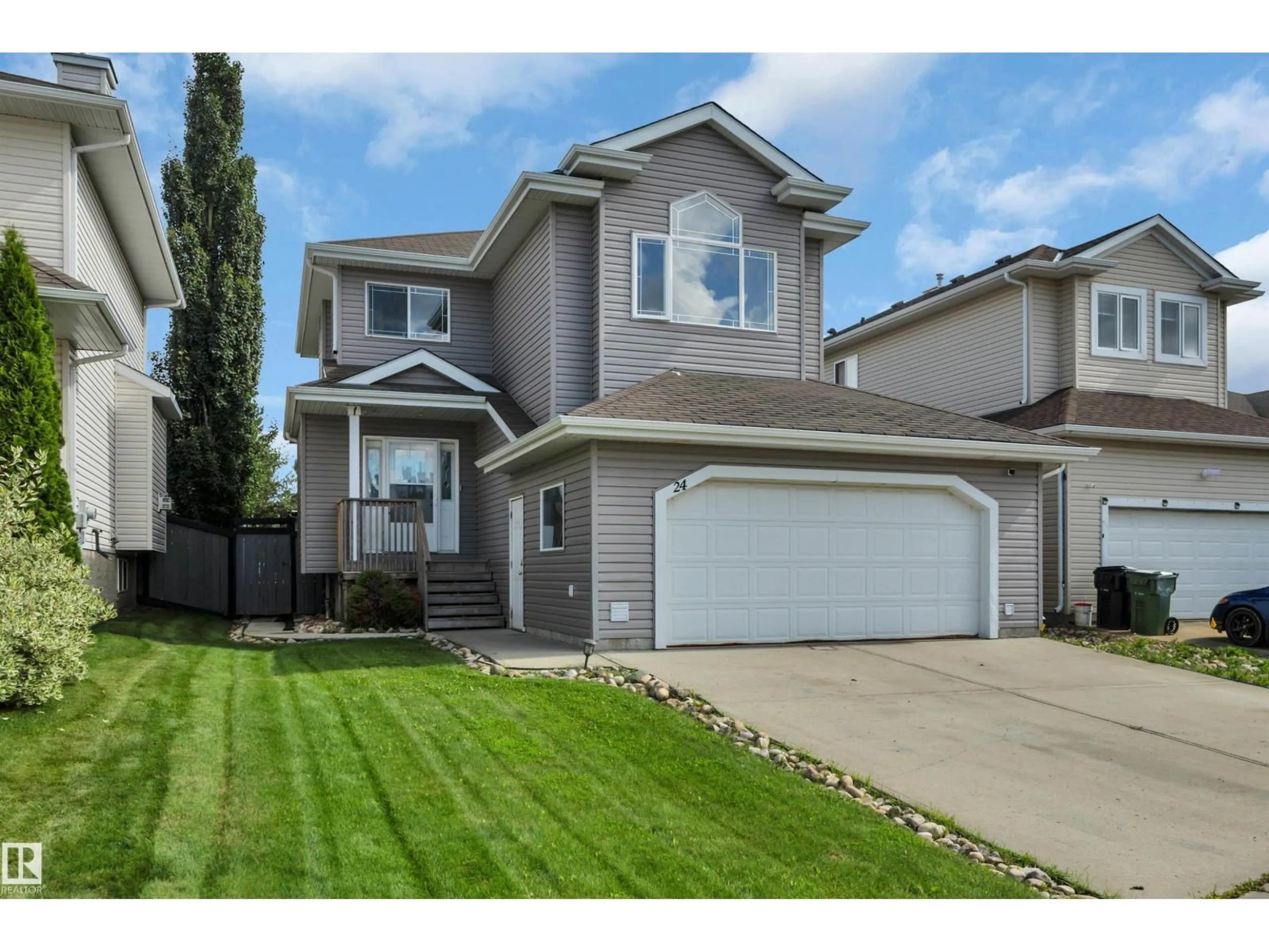 Home with vinyl exterior material, street for 24 BIRCHMONT DR, Leduc Alberta T9E8S3