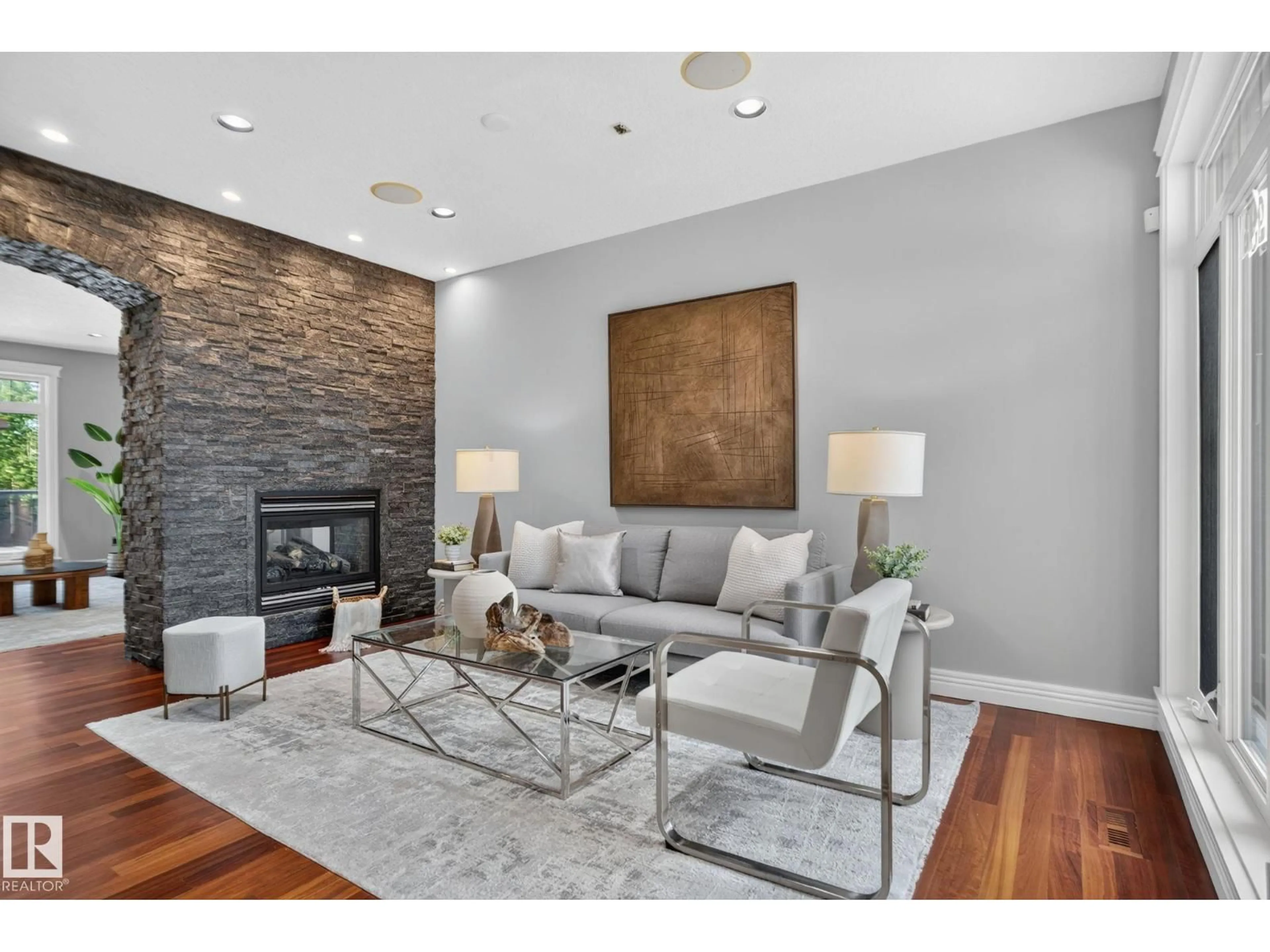 Living room with furniture, unknown for 93 NOTTINGHAM, Sherwood Park Alberta T8A3A8