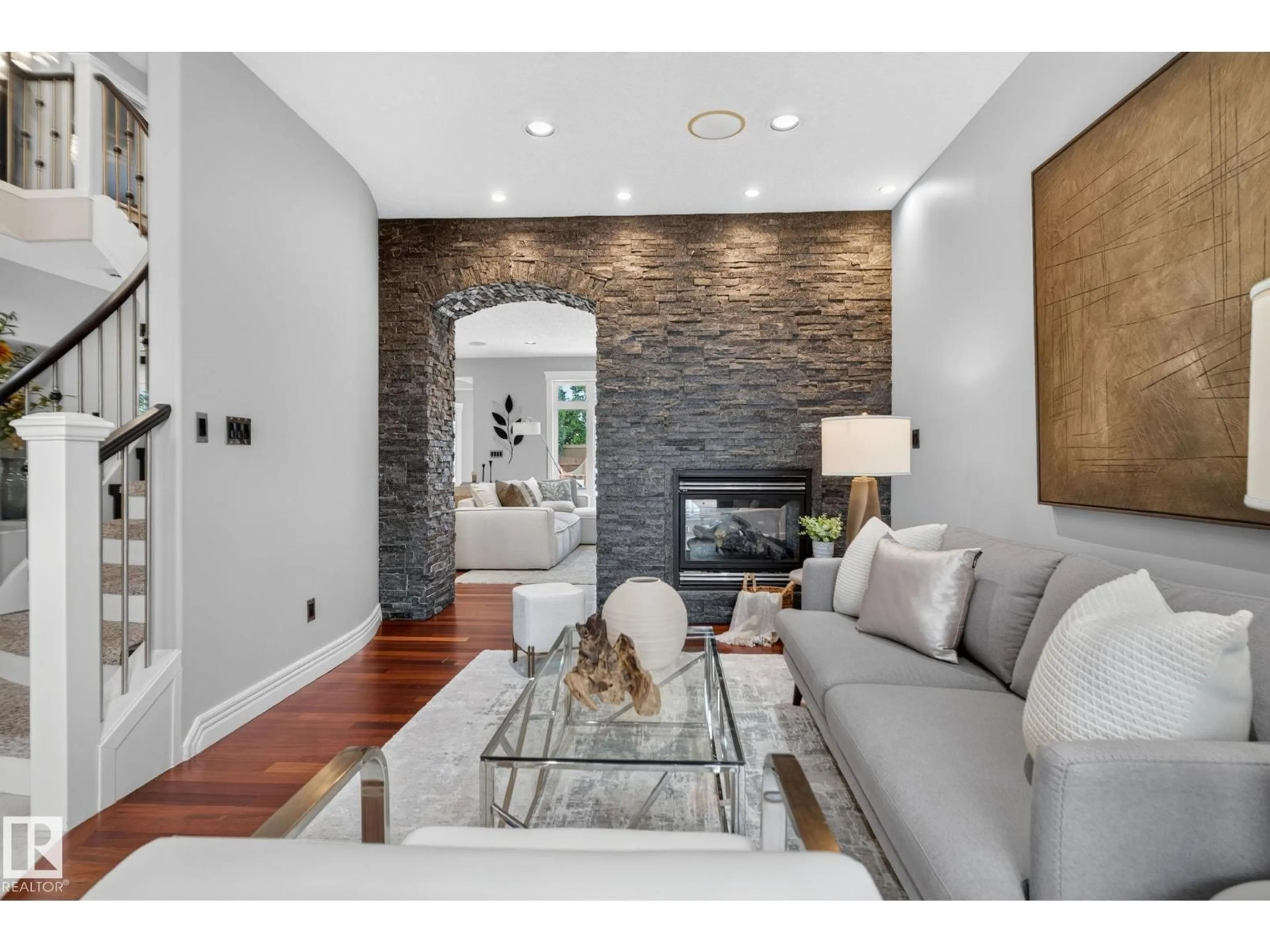 Living room with furniture, unknown for 93 NOTTINGHAM, Sherwood Park Alberta T8A3A8