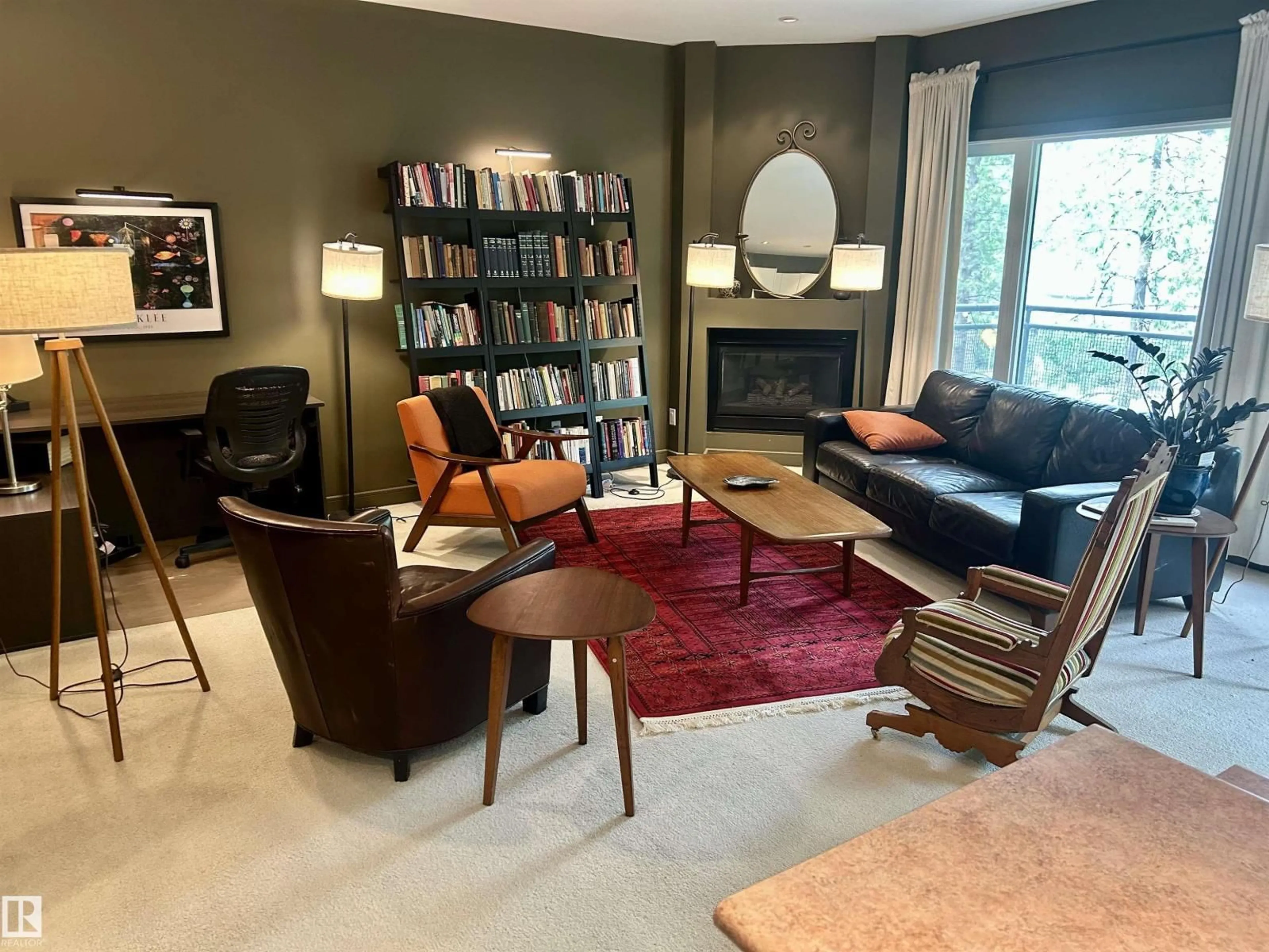 Living room with furniture, unknown for 206 - 11415 100 AV, Edmonton Alberta T5K0J5