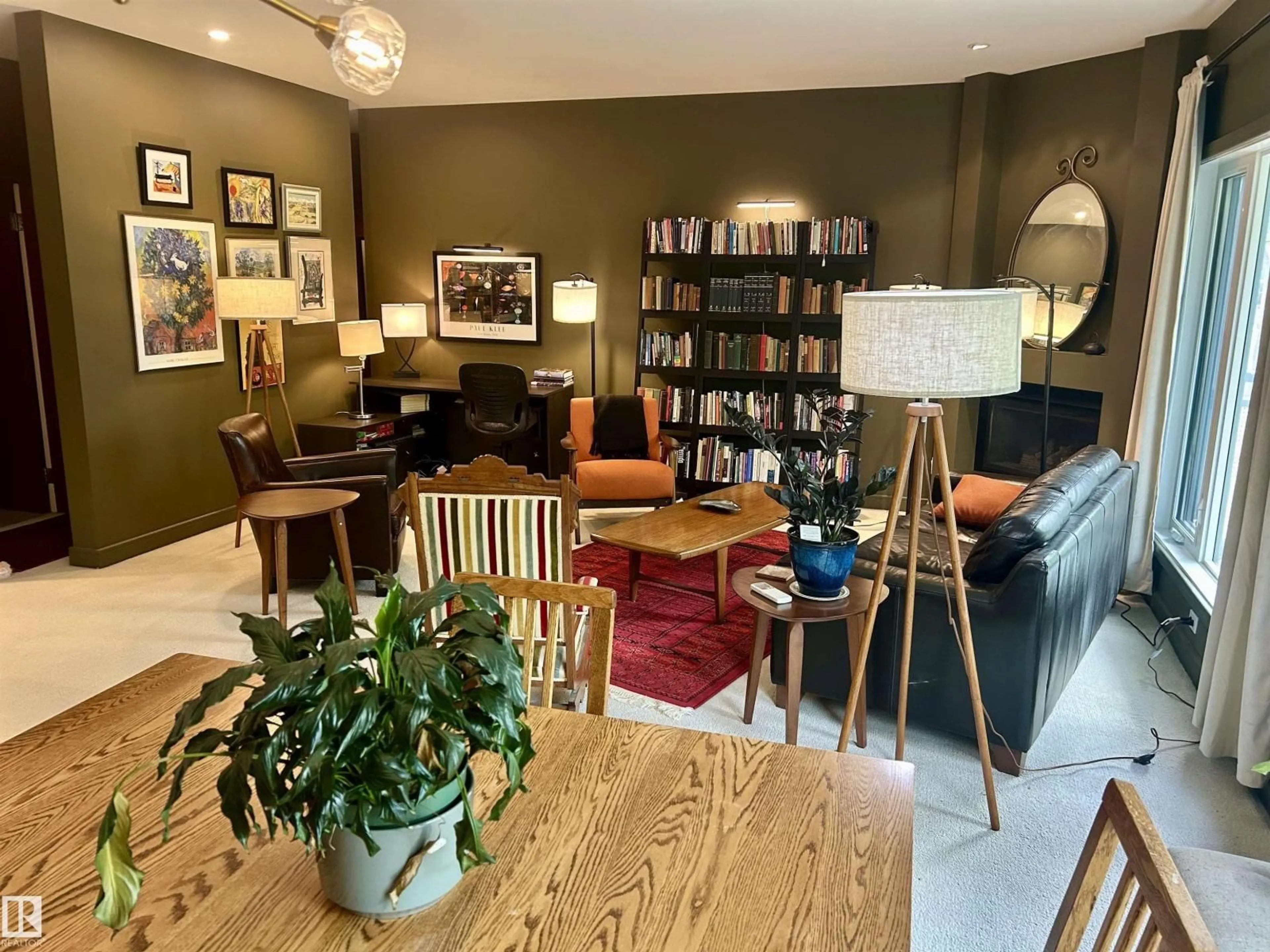 Living room with furniture, unknown for 206 - 11415 100 AV, Edmonton Alberta T5K0J5