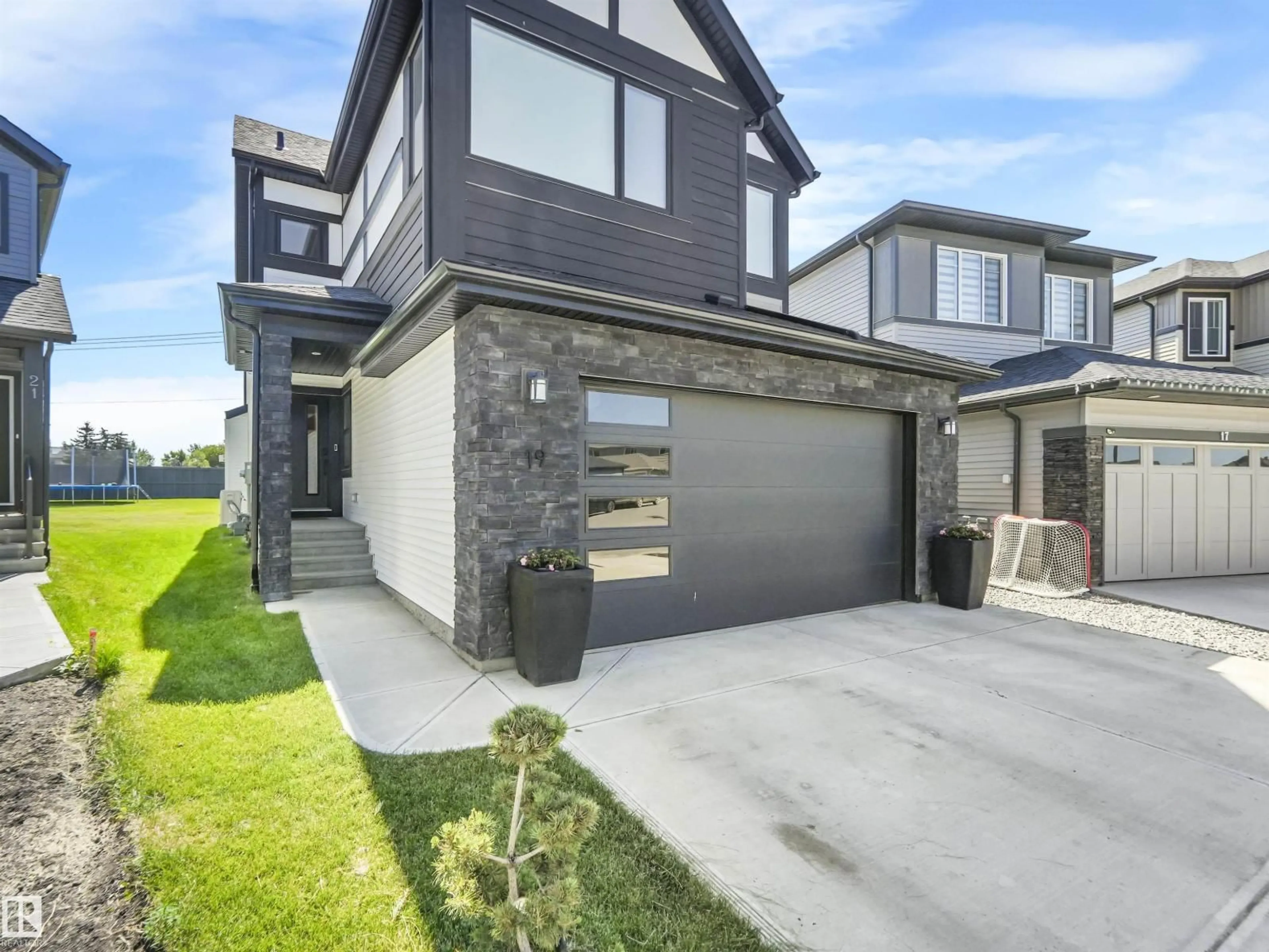Home with brick exterior material, street for 19 NETTLE CR, St. Albert Alberta T8N7Z8