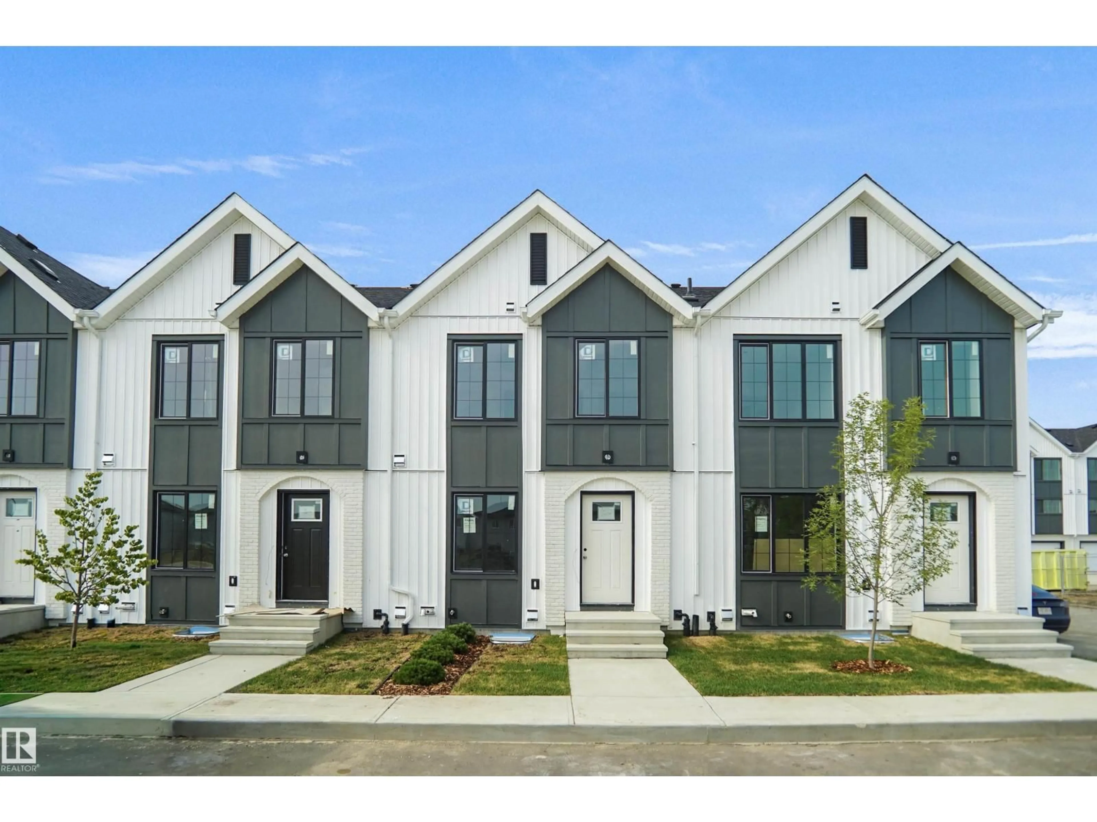 Home with vinyl exterior material, street for #34 - 17319 5 ST, Edmonton Alberta T5Y4G2
