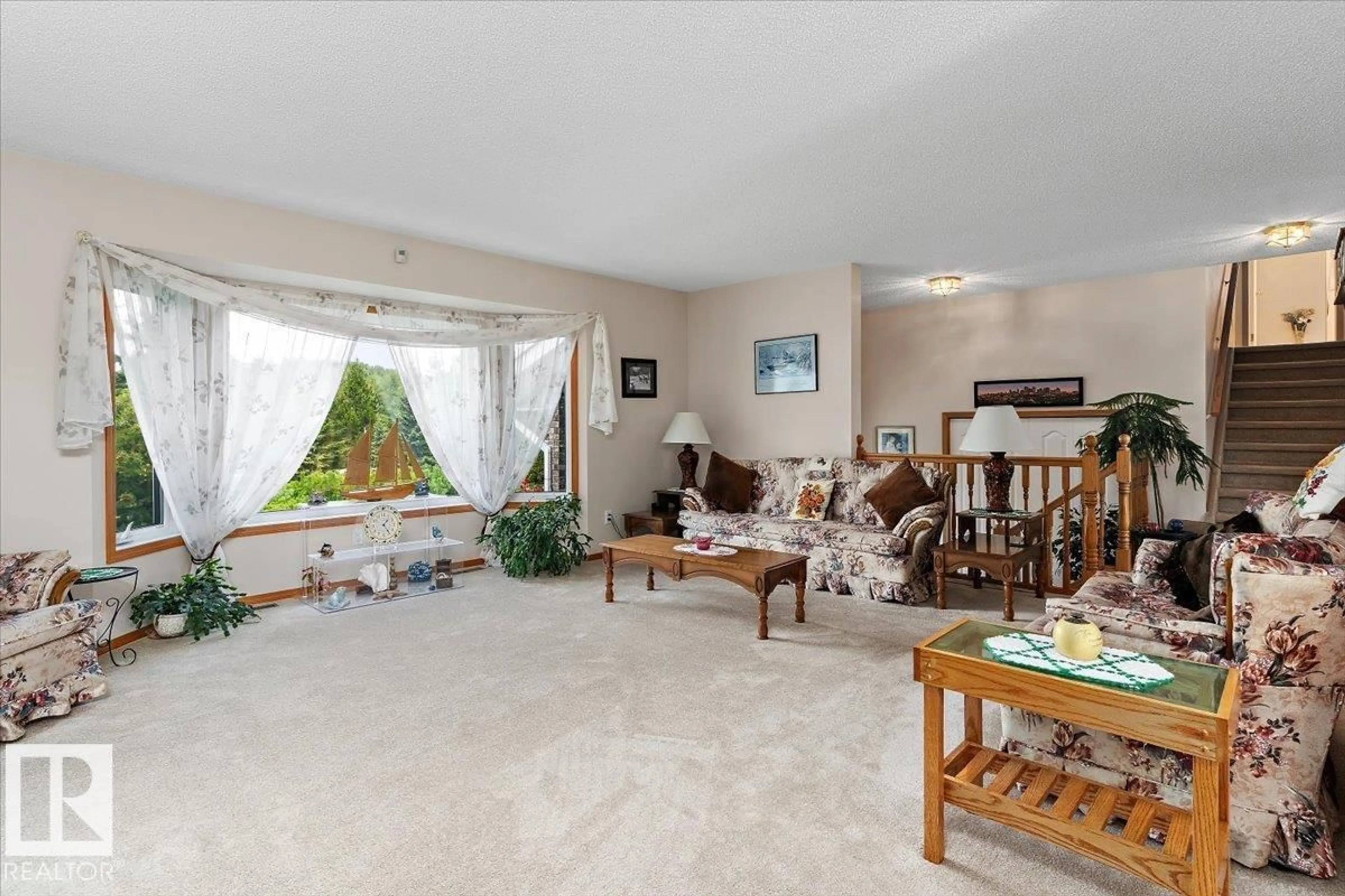Living room with furniture, unknown for 85 20212 TWP ROAD ROAD, Rural Strathcona County Alberta T8G1E4