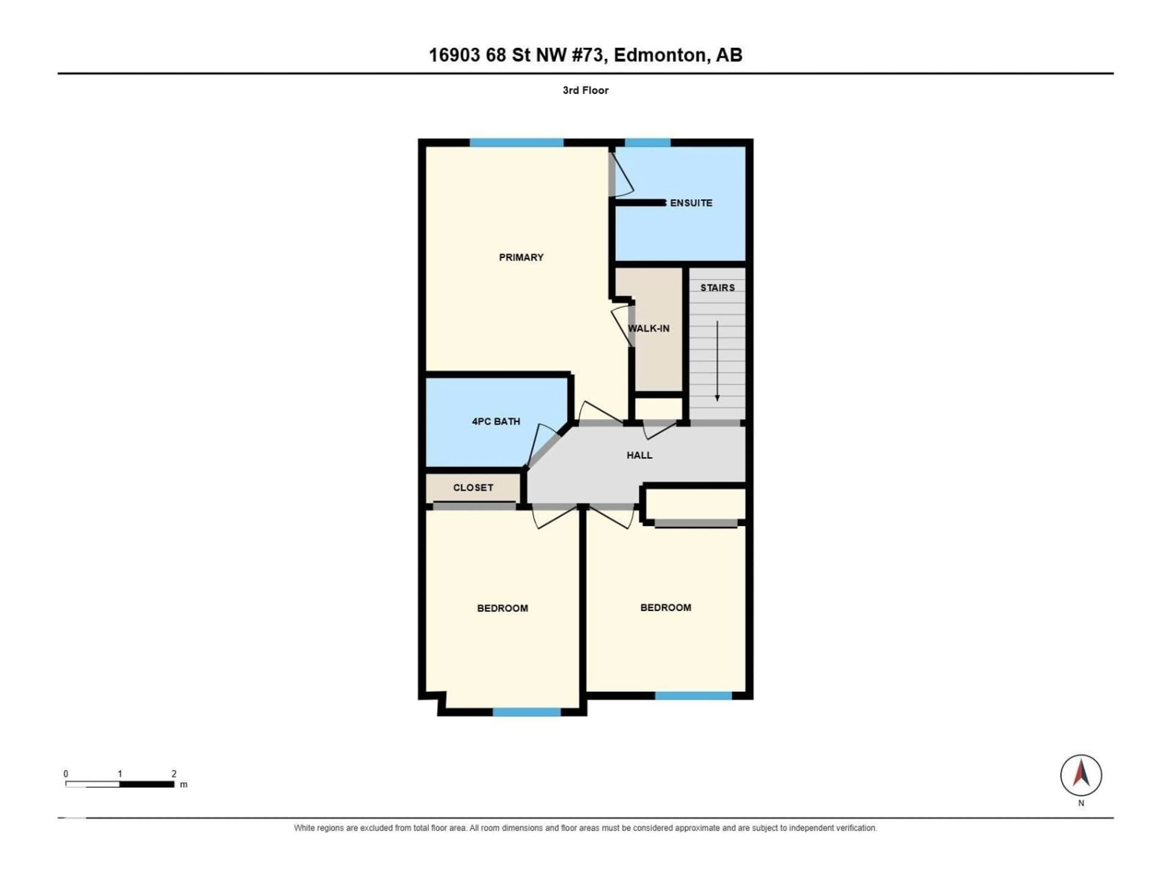Floor plan for NW - 73 69 ST, Edmonton Alberta T5Z0R1