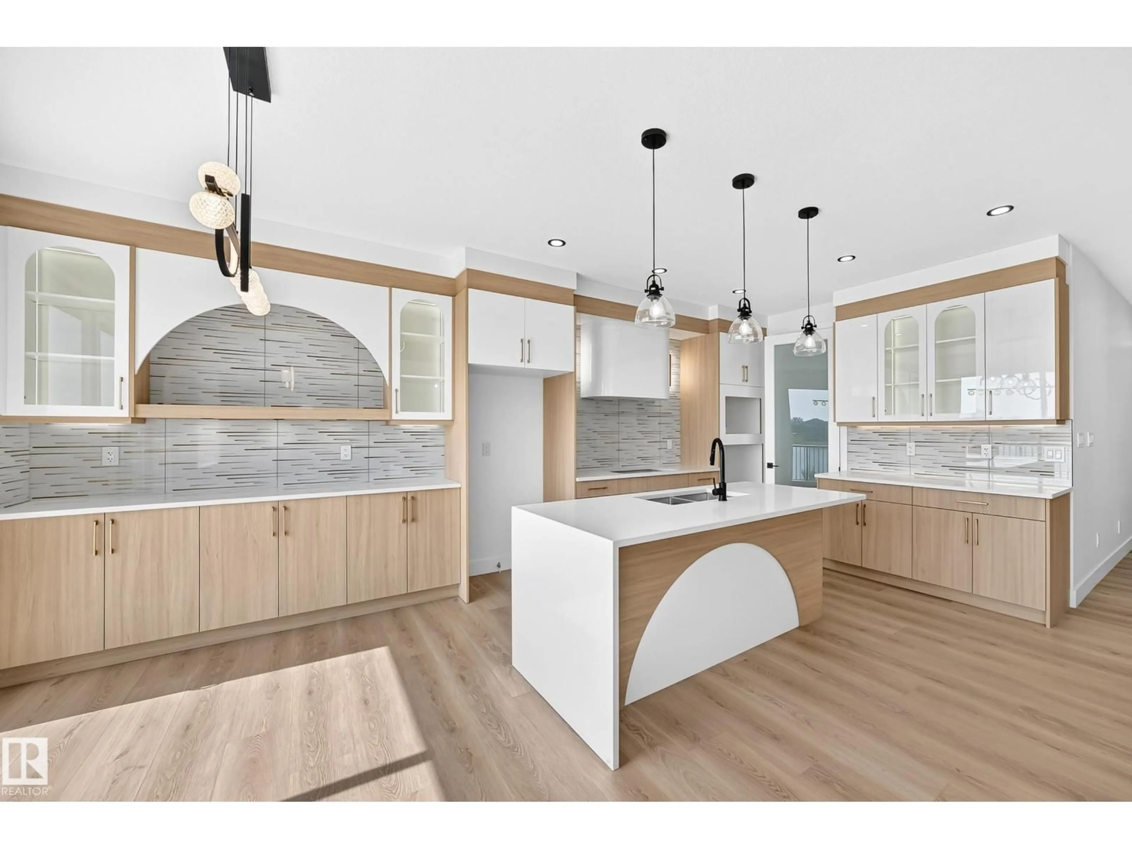 Open concept kitchen, unknown for 449 CRYSTAL CREEK LINK, Leduc Alberta T9E0X5