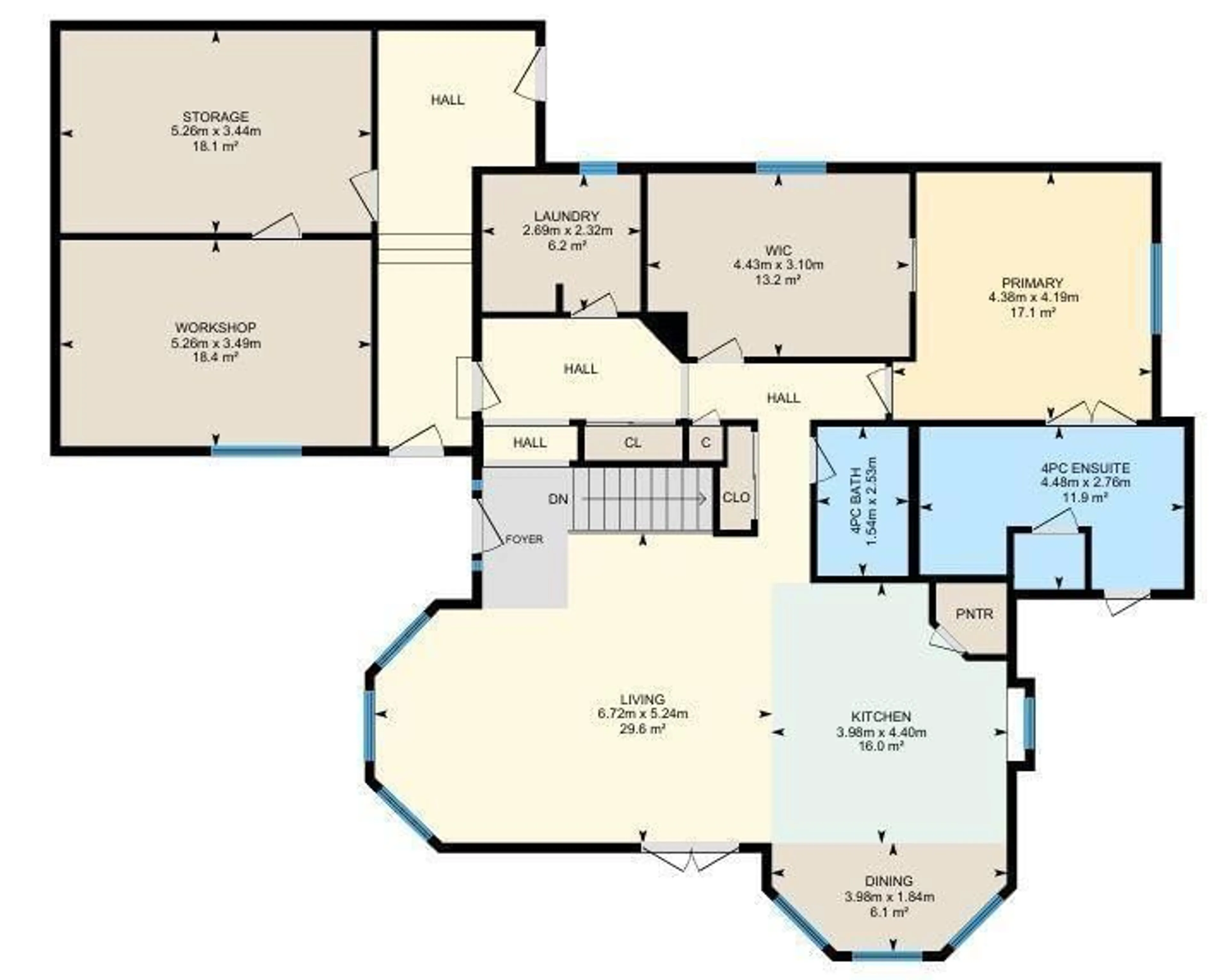 Floor plan for 47537 RGE RD 30, Rural Leduc County Alberta T0C2T0