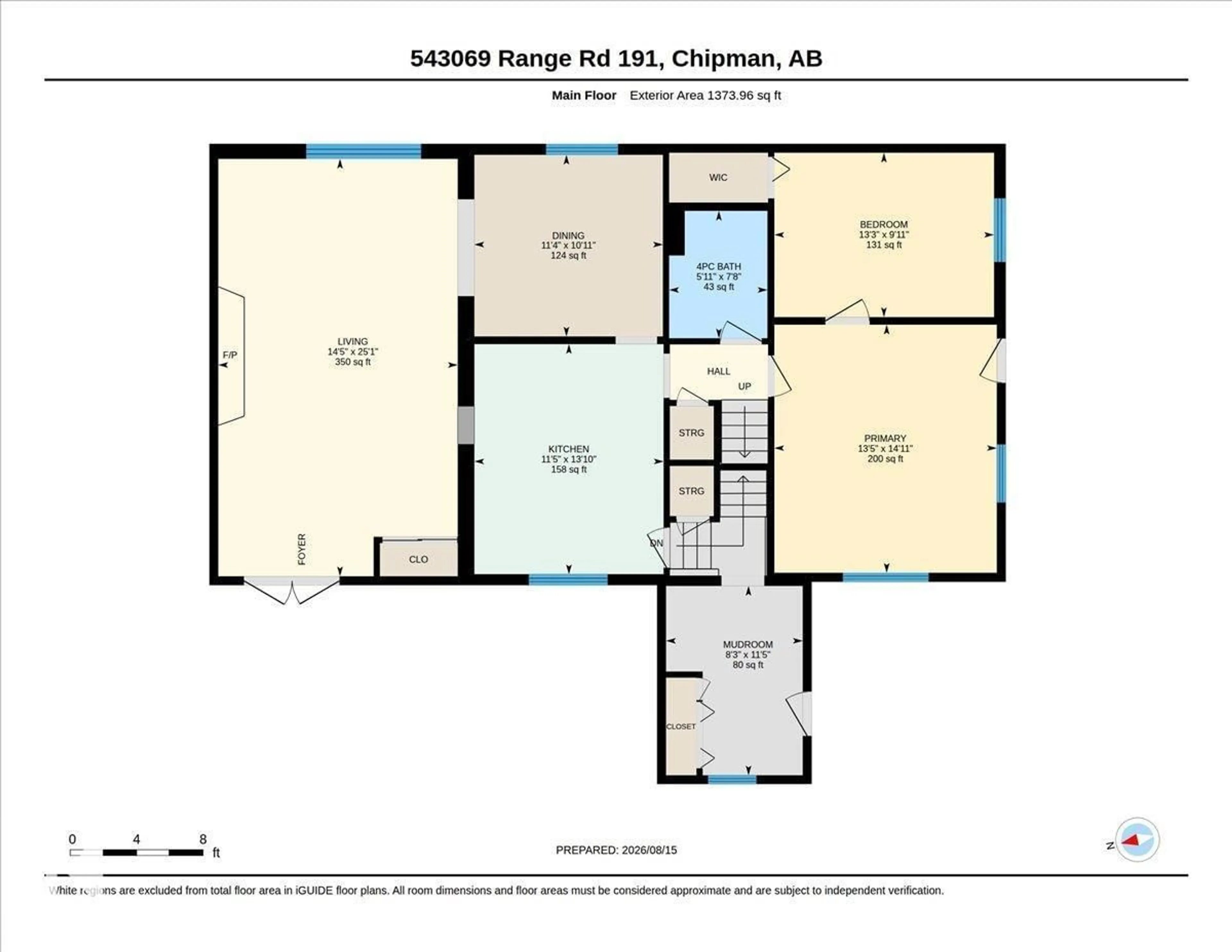 Floor plan for 543069 RANGE ROAD 191, Rural Lamont County Alberta T0B0W0