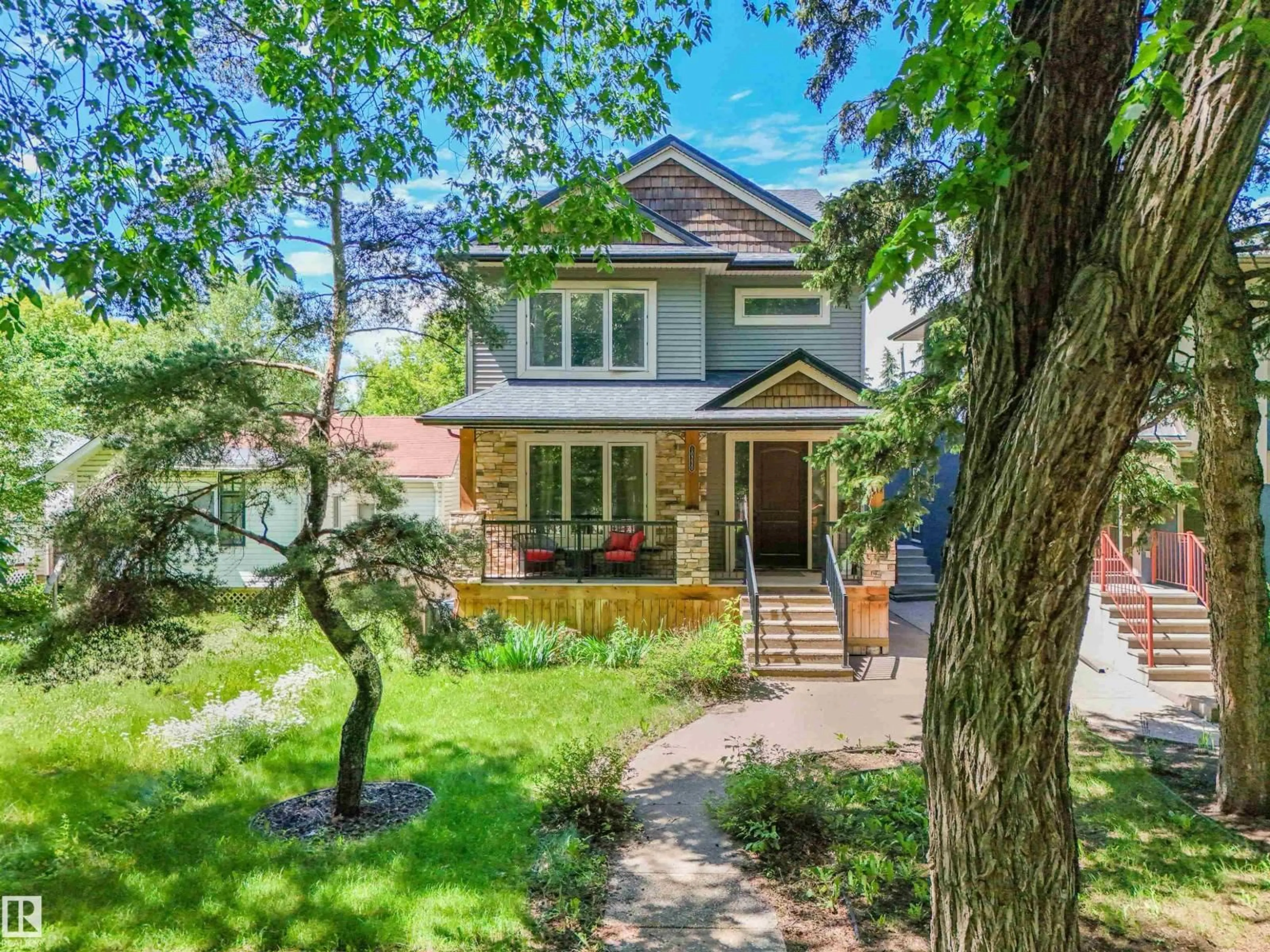 Home with brick exterior material, street for NW - 10230 148 ST, Edmonton Alberta T5N3G4