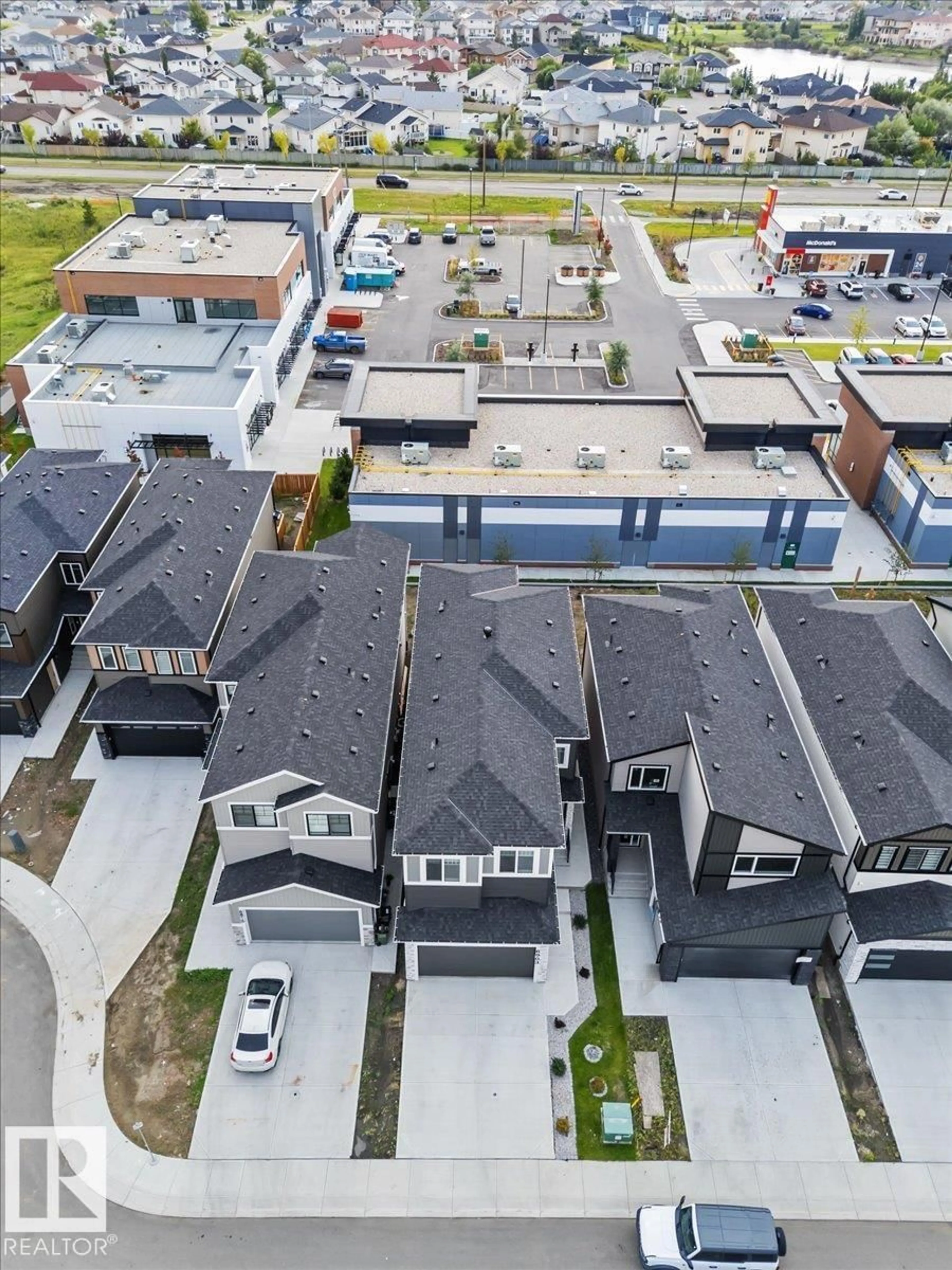 A pic from outside/outdoor area/front of a property/back of a property/a pic from drone, street for 6903 169 AV, Edmonton Alberta T5Z0H2