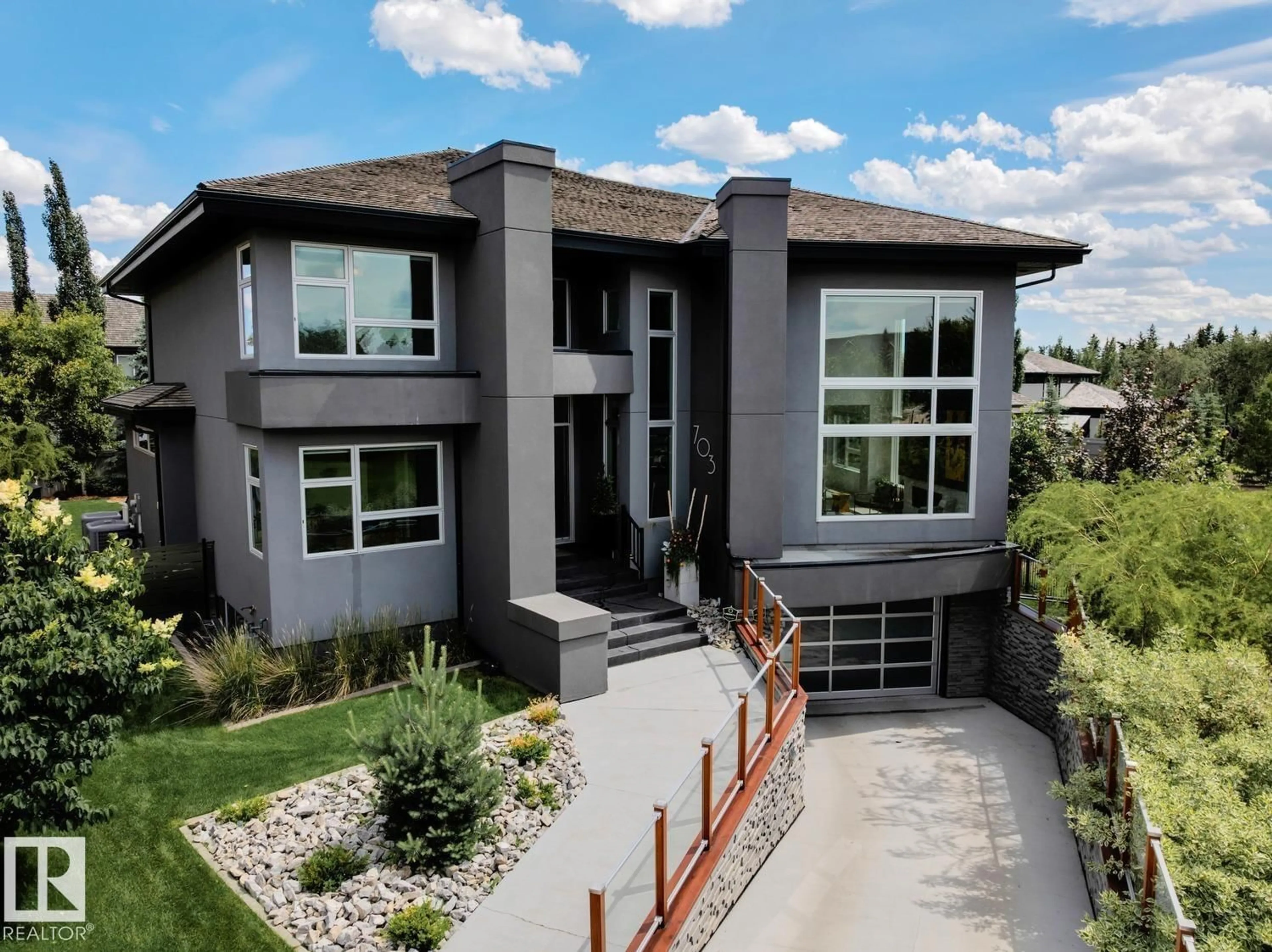 Home with brick exterior material, street for 703 DALHOUSIE WY, Edmonton Alberta T6M2V3