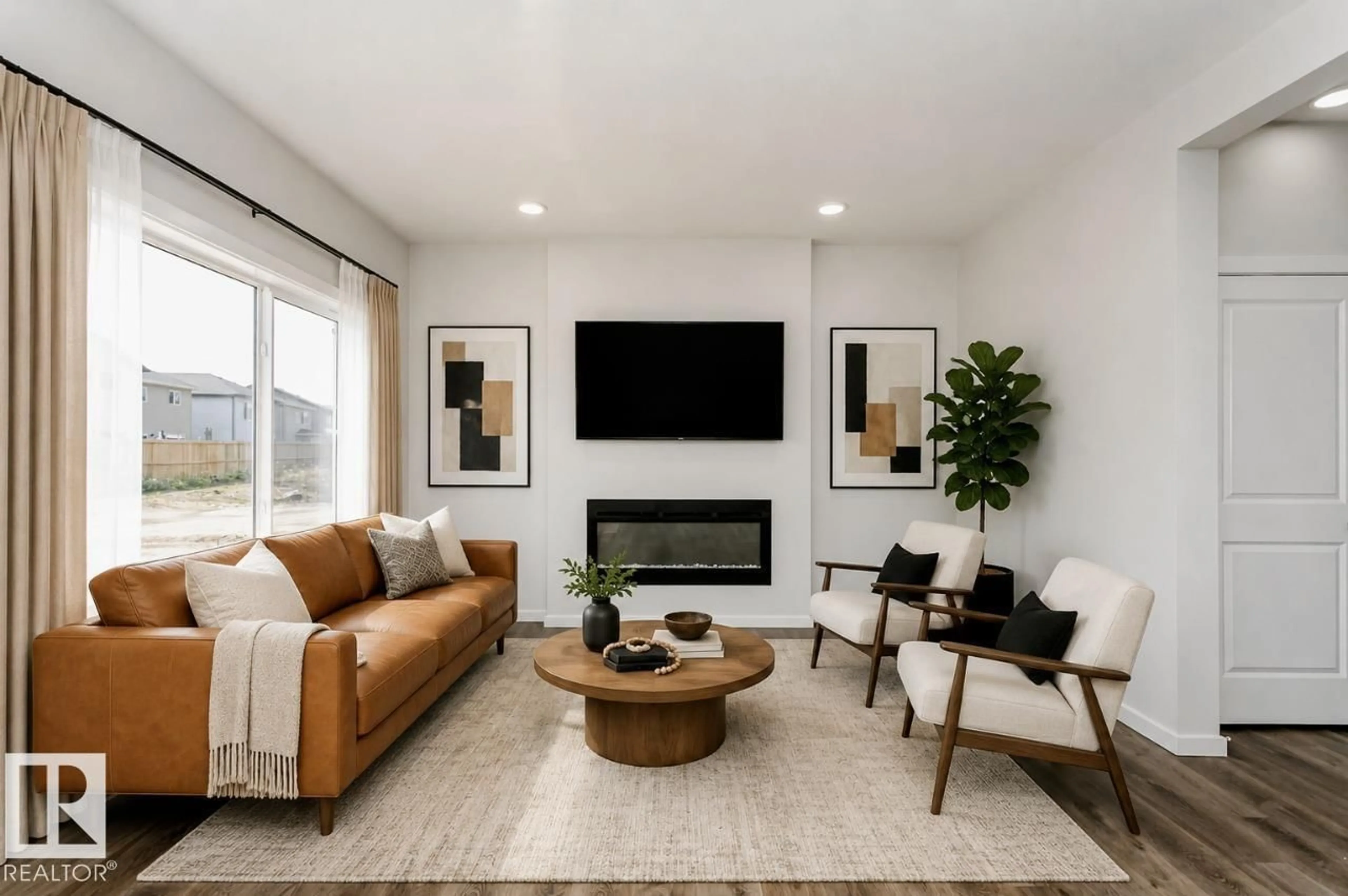 Living room with furniture, unknown for 325 LINDEN LO, Leduc Alberta T9E1T2