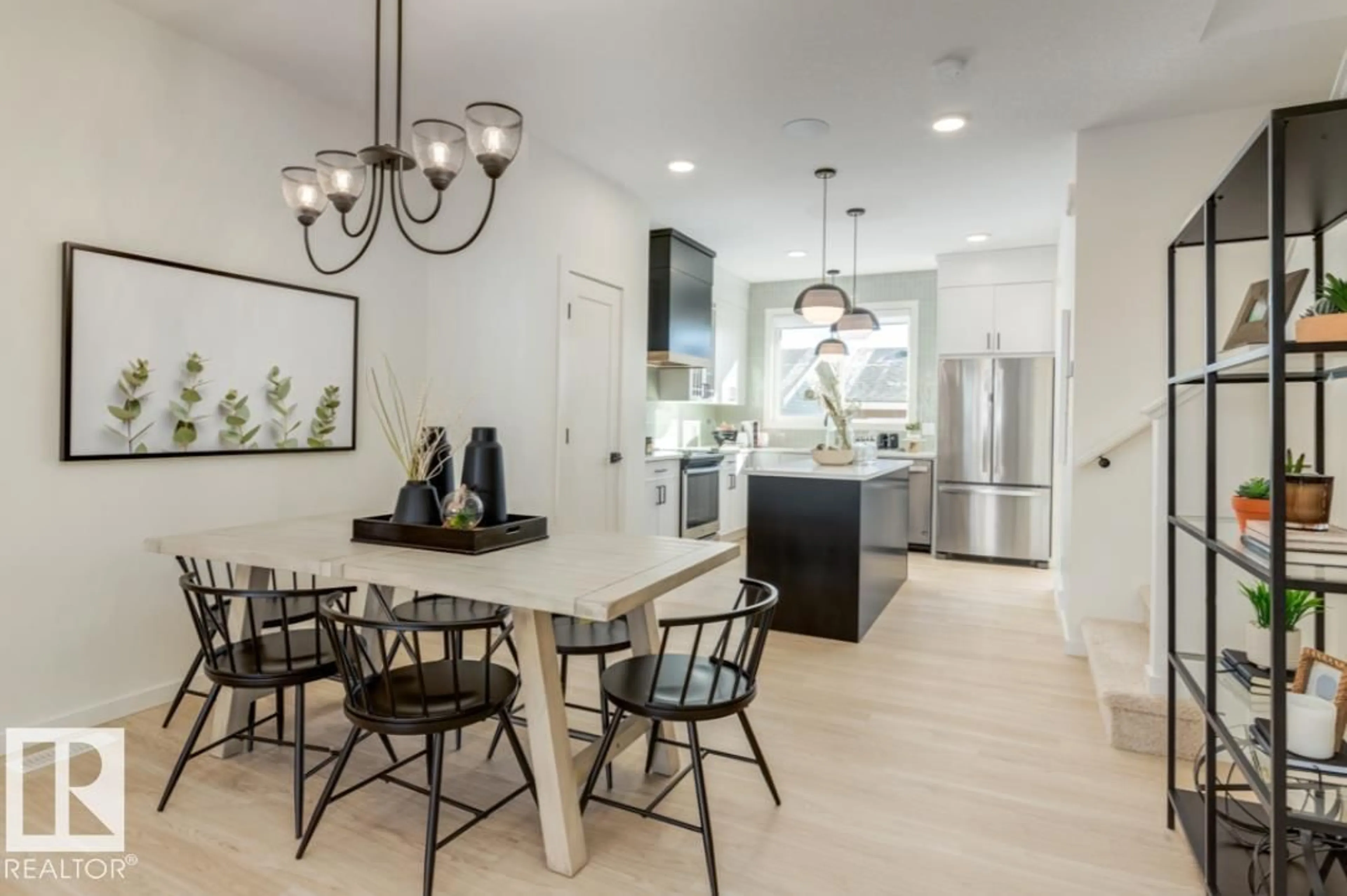 Open concept kitchen, ceramic/tile floor for NW - 2040 194 STREET, Edmonton Alberta T6M3M7