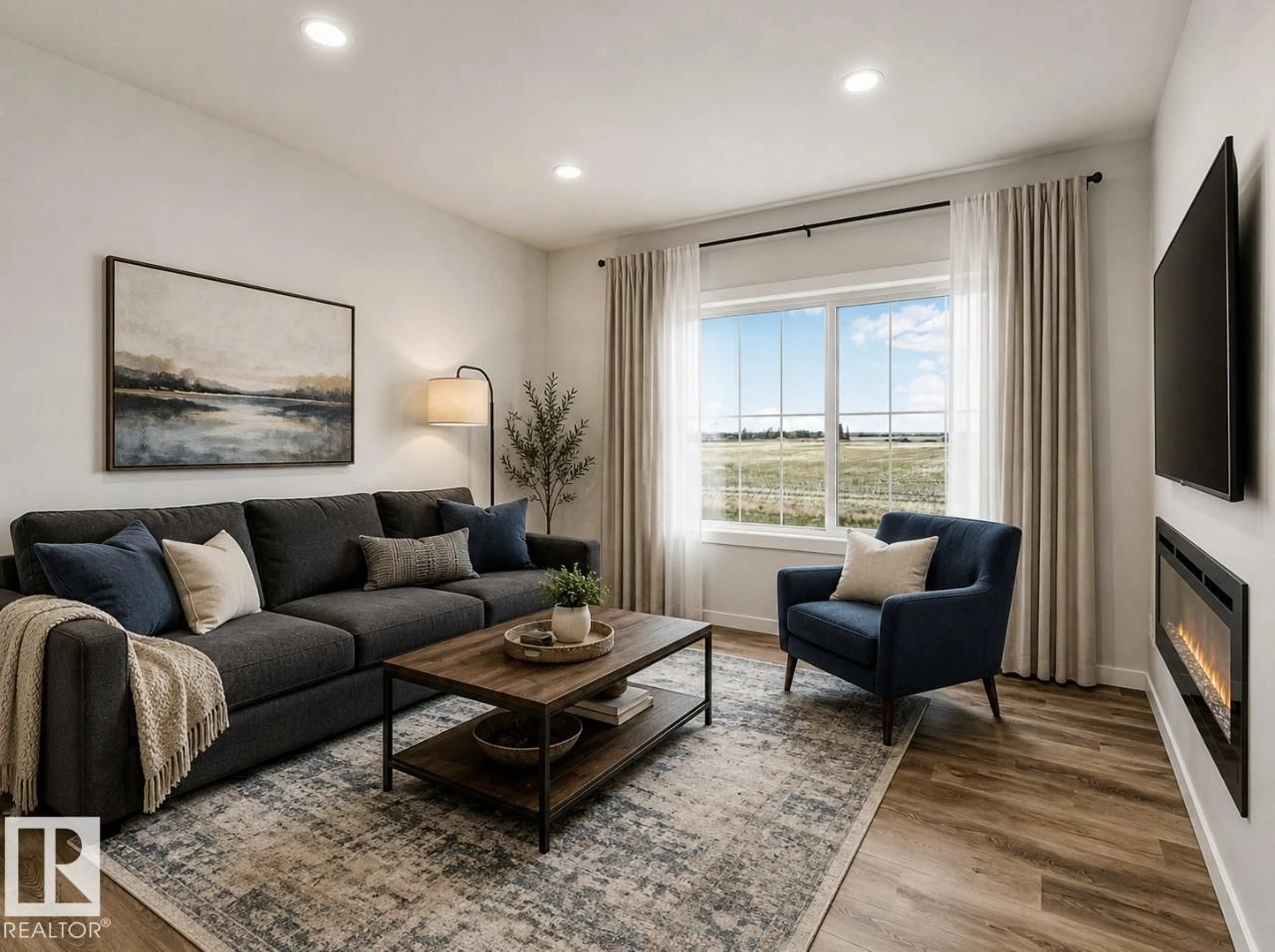 Living room with furniture, unknown for 307 LINDEN LO, Leduc Alberta T9E1T2
