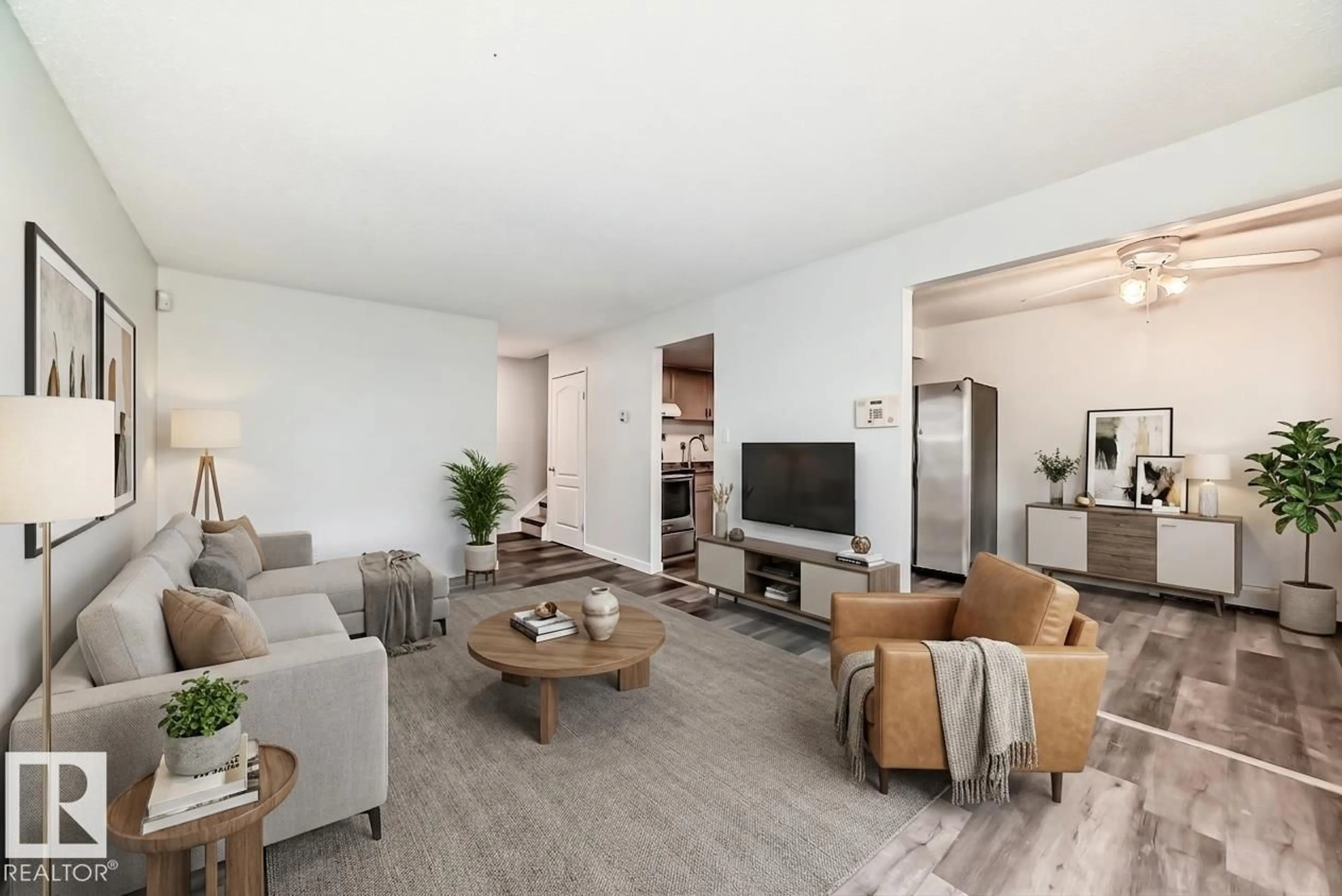 Living room with furniture, unknown for 18B - 18305 89 AV, Edmonton Alberta T5T1X2