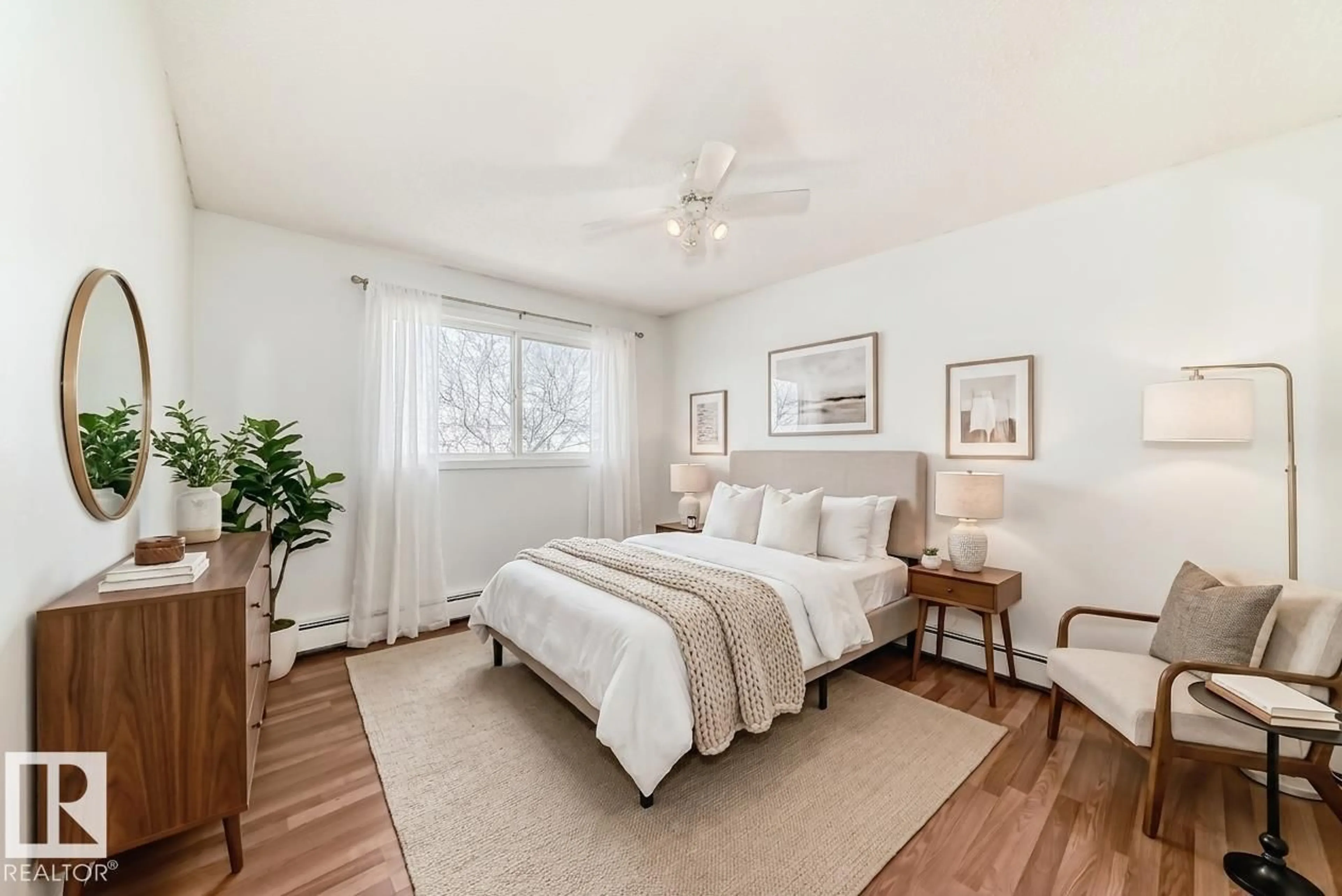 Bedroom with bed, unknown for 18B - 18305 89 AV, Edmonton Alberta T5T1X2