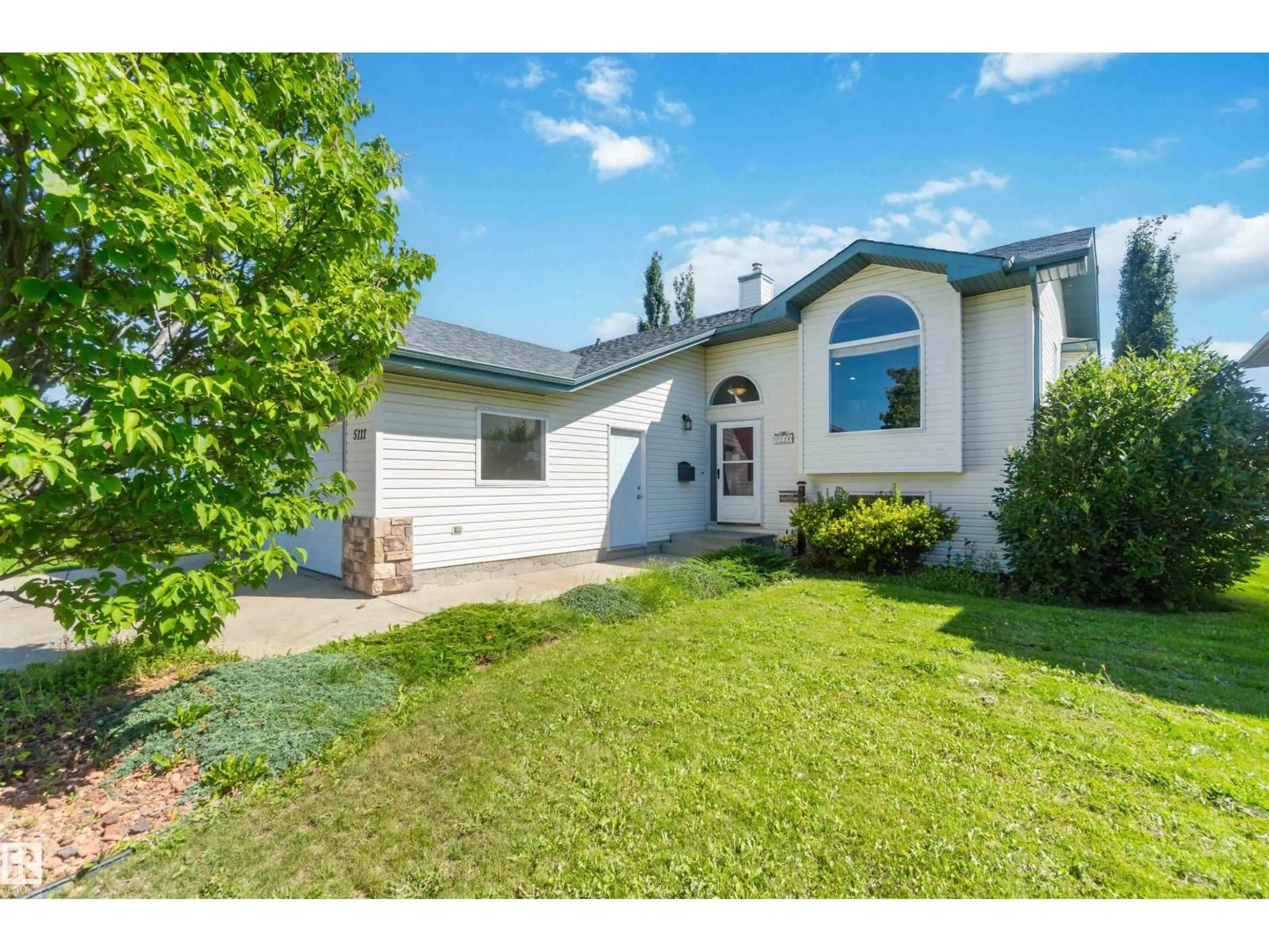 Home with vinyl exterior material, street for 5111 52 ST, Legal Alberta T0G1L0