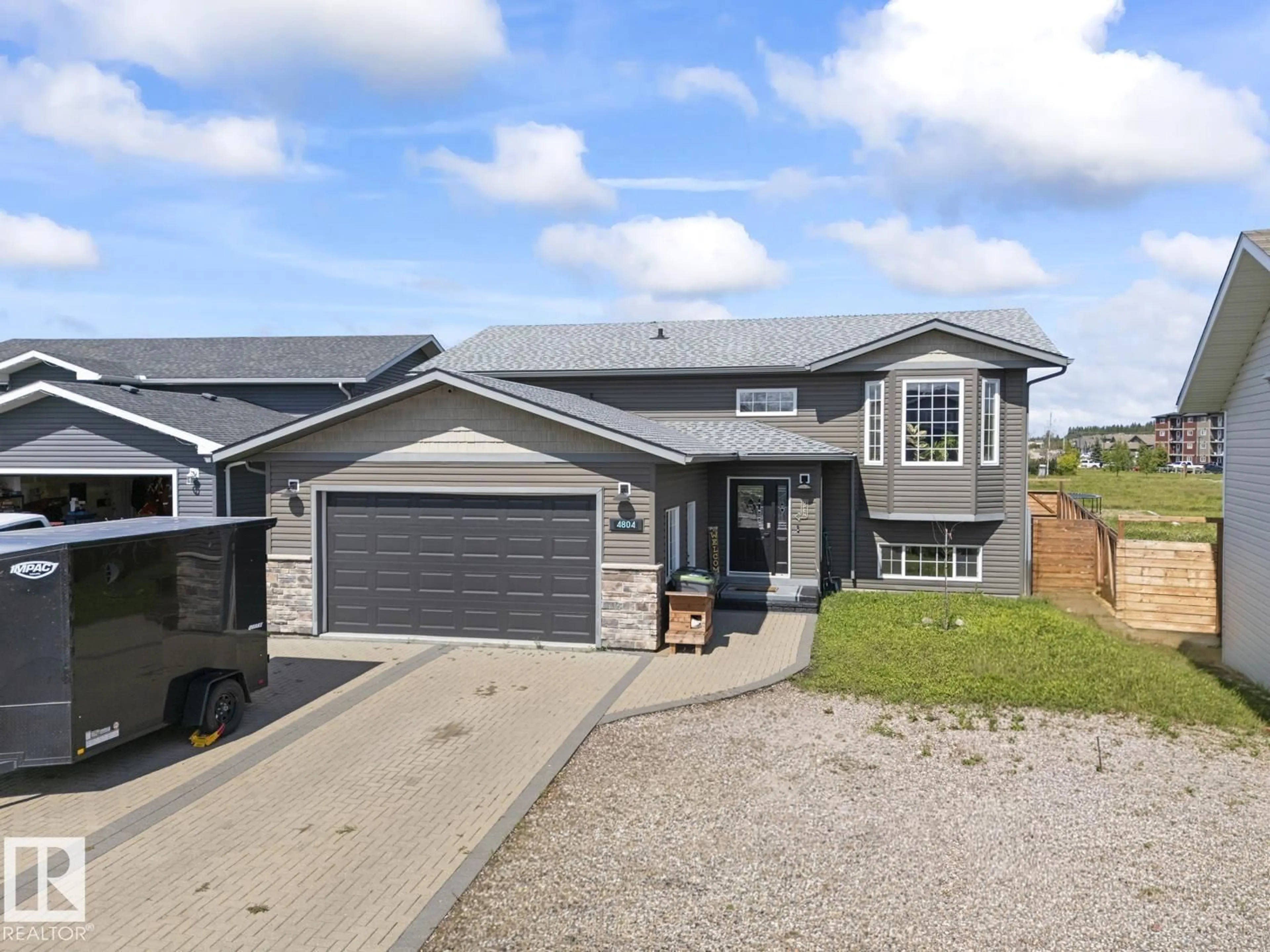 Home with vinyl exterior material, street for 4804 64 AV, Cold Lake Alberta T9M0A9