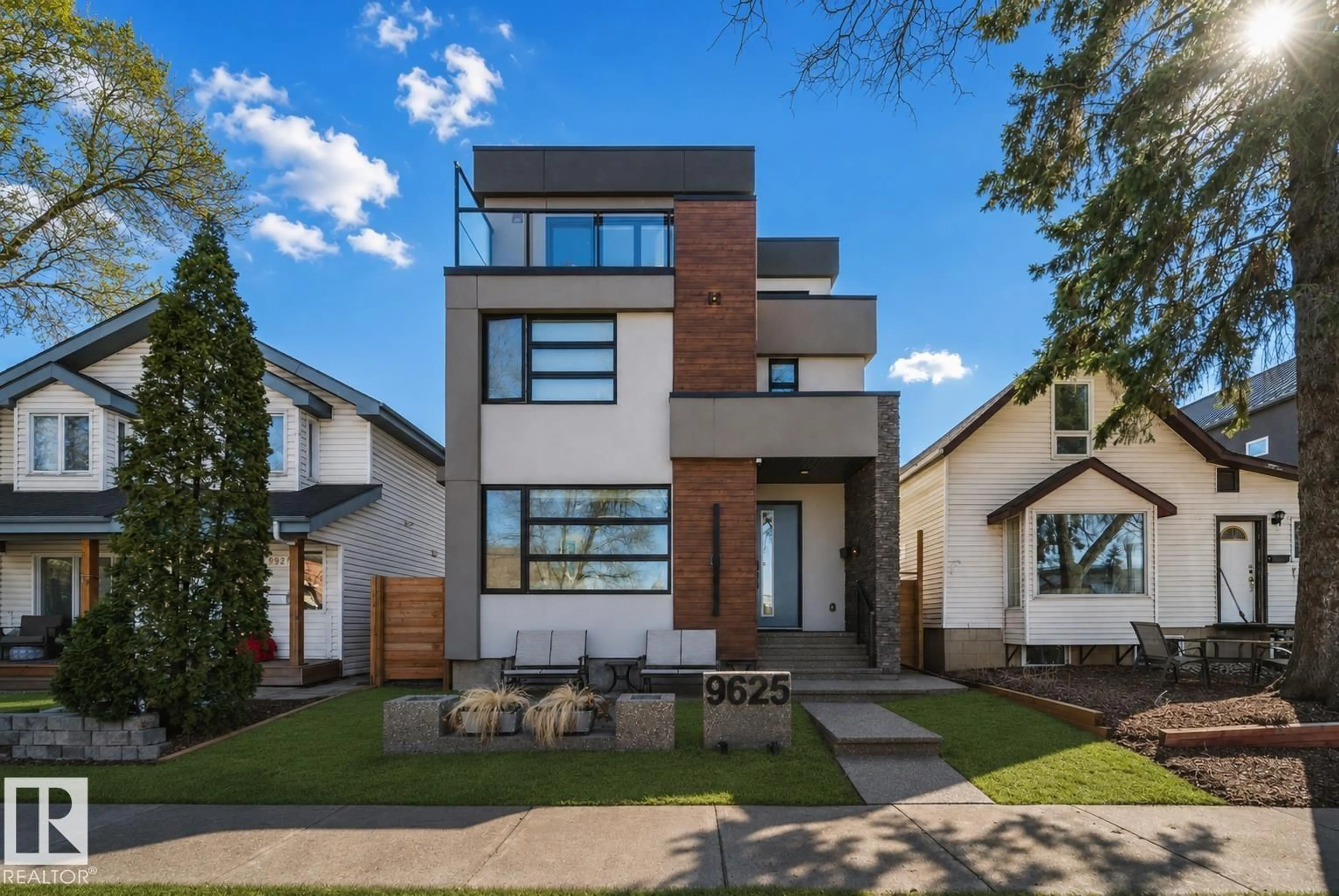Home with brick exterior material, street for NW - 9625 101 ST, Edmonton Alberta T5K0W7