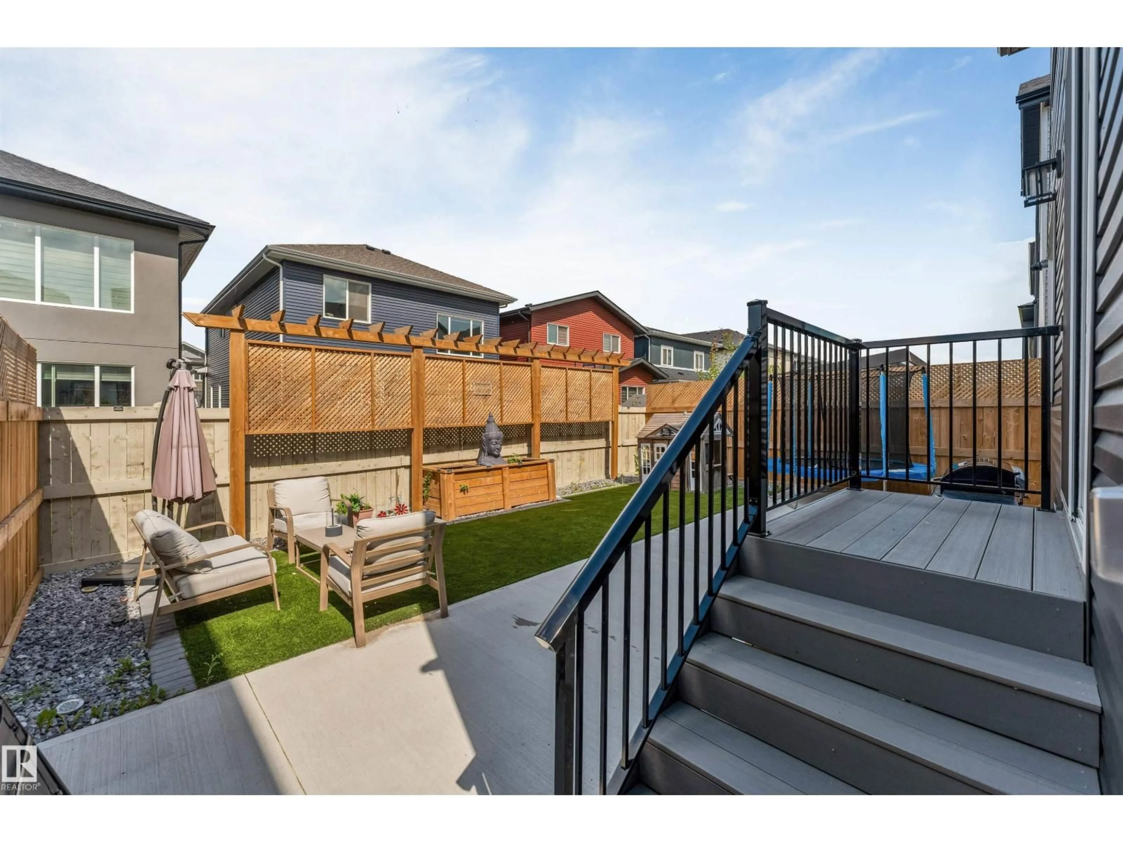 Patio, mountain view for 1824 18 AV, Edmonton Alberta T6T2N1