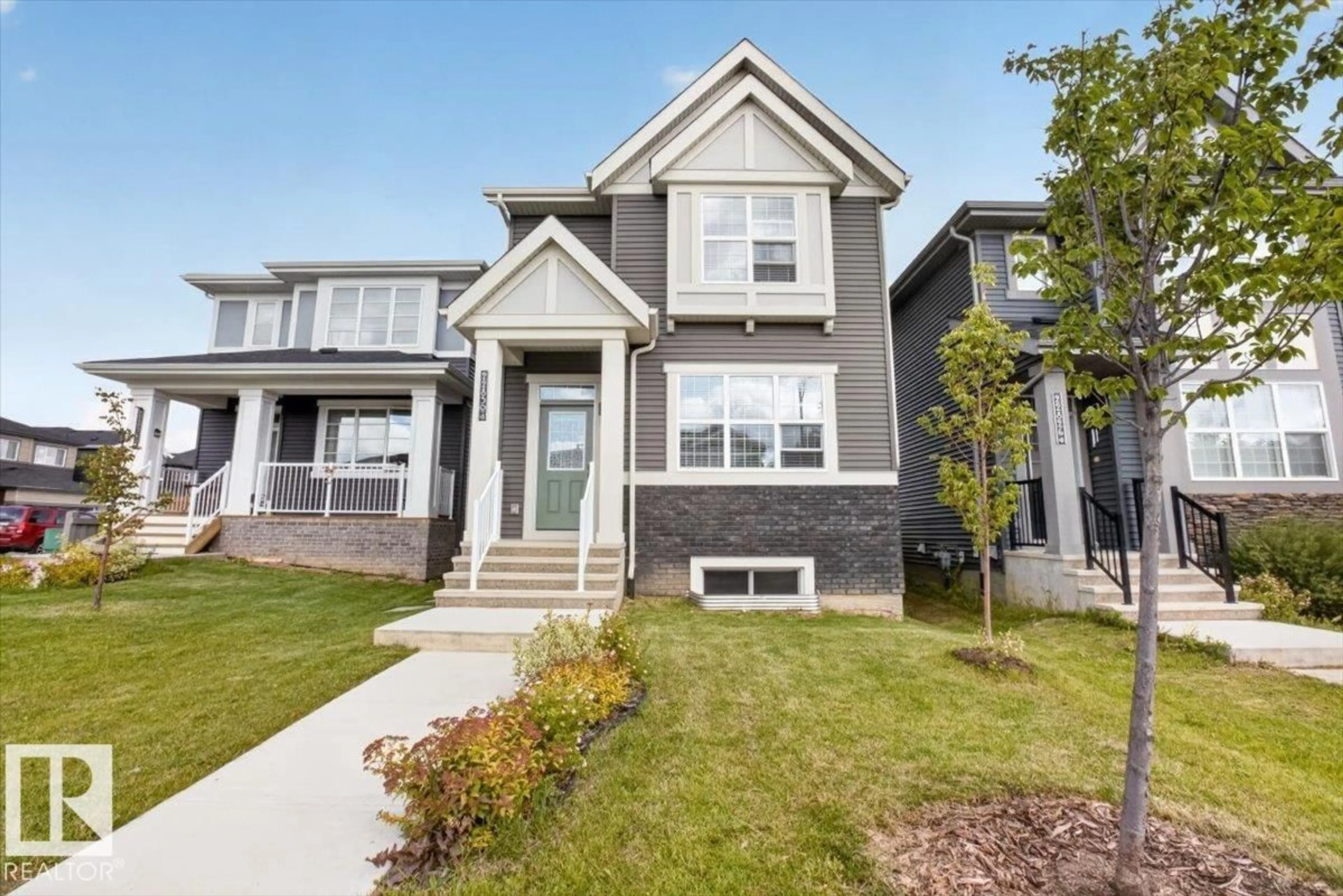 Home with vinyl exterior material, street for 22830 82A AV, Edmonton Alberta T5T4H5
