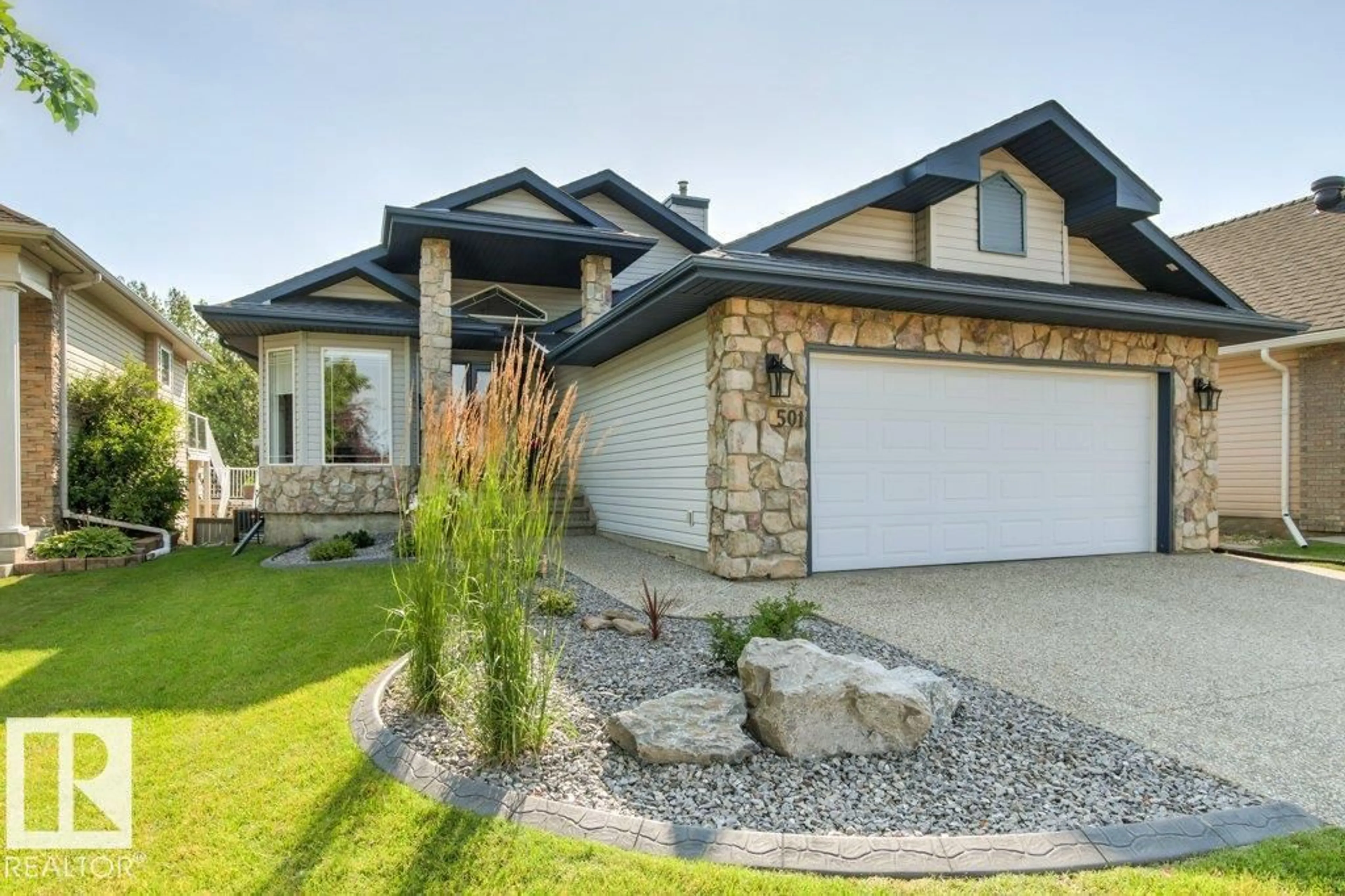 Home with brick exterior material, street for 501 BYRNE CR, Edmonton Alberta T6W1E2
