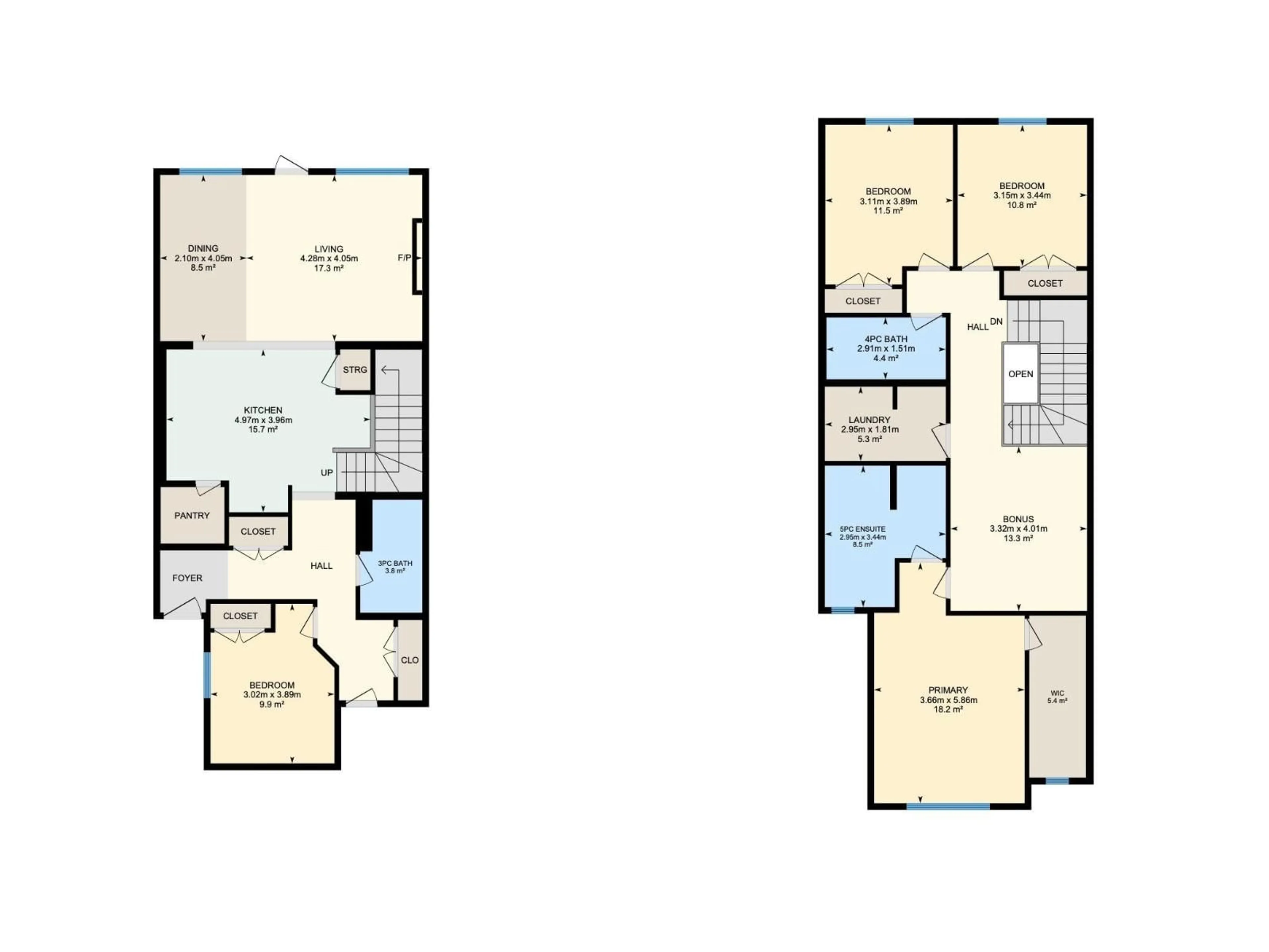 Floor plan for 6255 29 AV, Edmonton Alberta T6X3J3