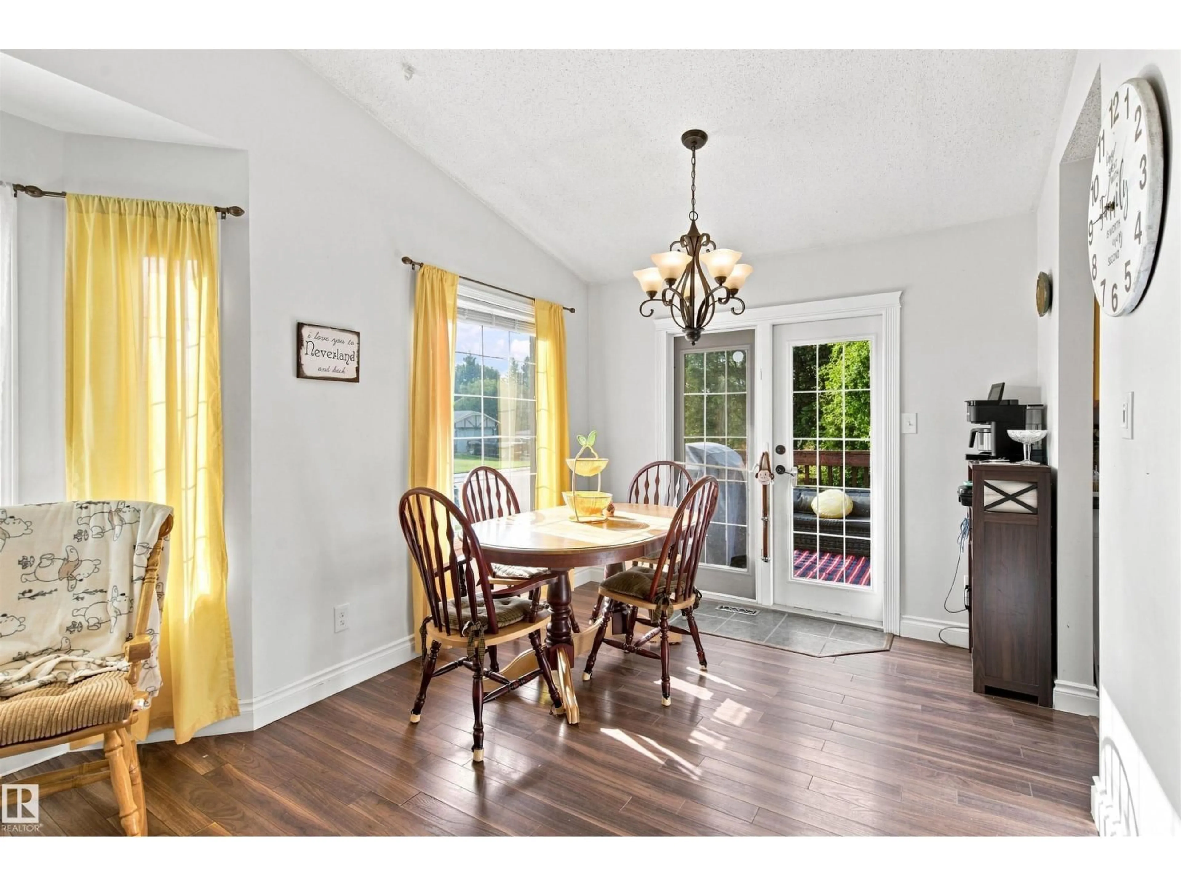 Dining room, wood/laminate floor for 301 22 ST, Cold Lake Alberta T9M1E8