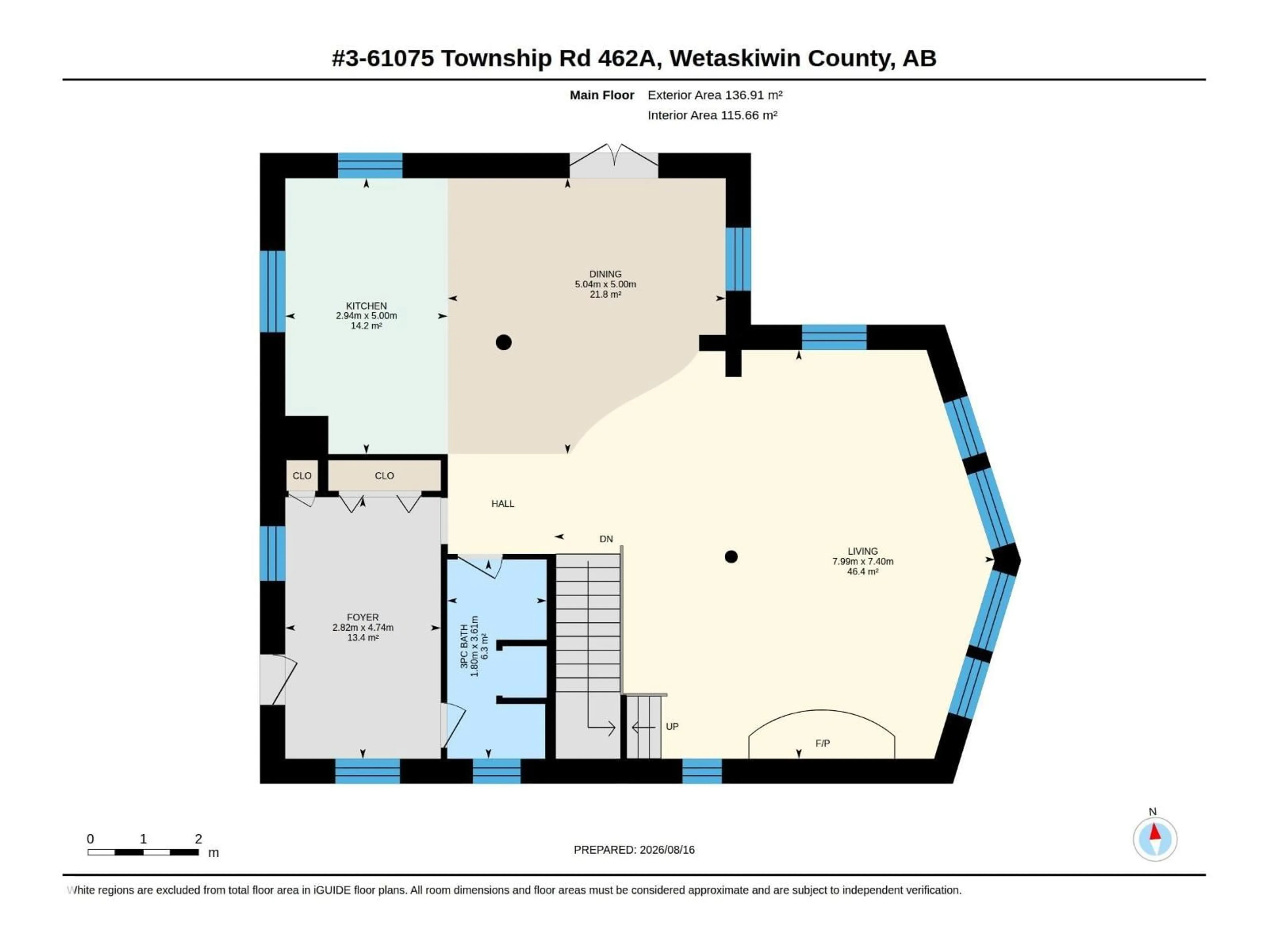 Floor plan for #3 - 61075 TWP ROAD 462 A, Rural Wetaskiwin County Alberta T0C0T0