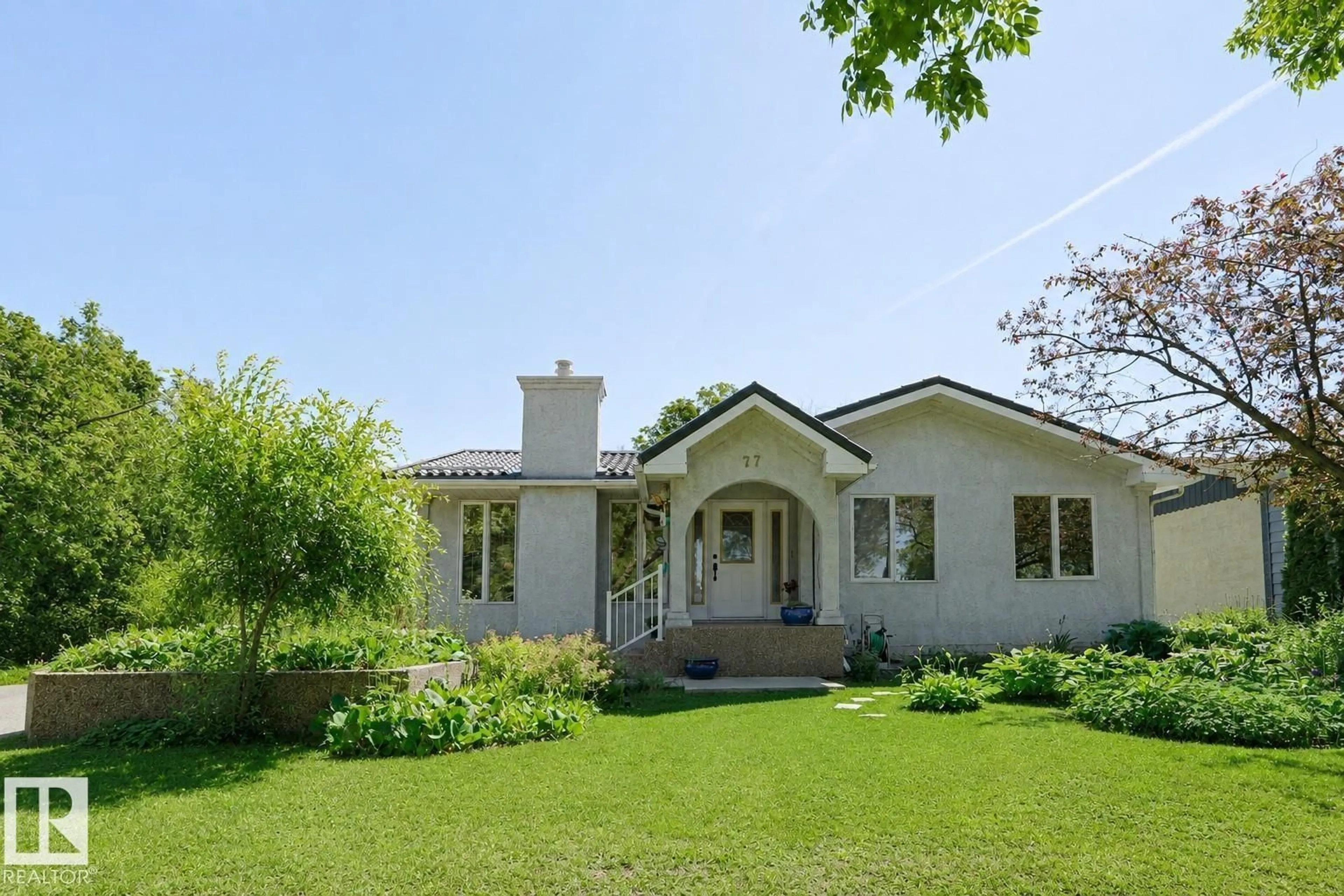 Home with brick exterior material, street for 77 SUNSET BV, St. Albert Alberta T8N0P2