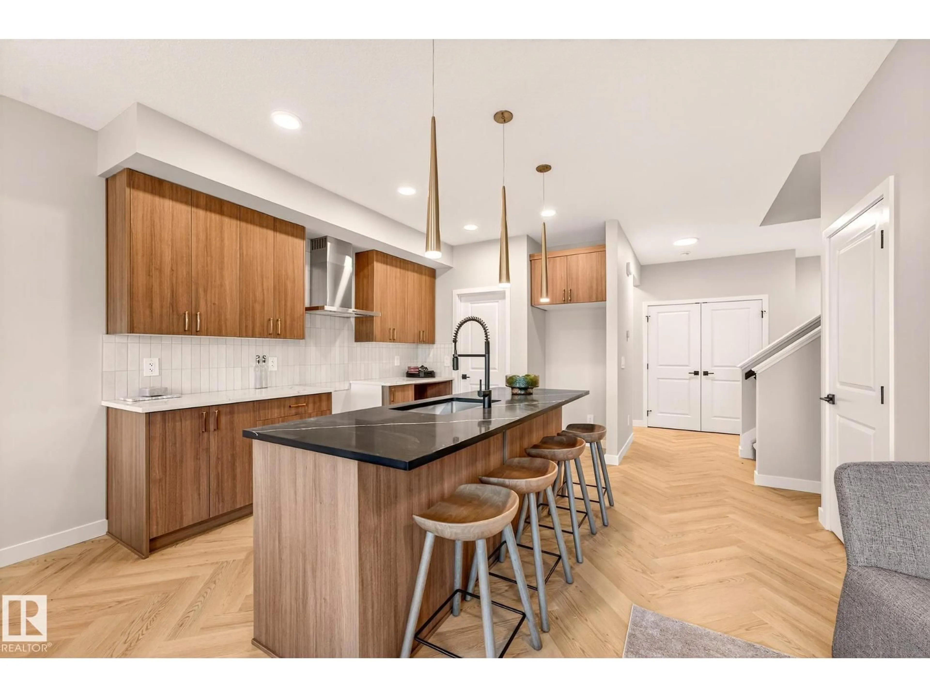 Open concept kitchen, unknown for SW - 8297 KIRIAK LO, Edmonton Alberta T6W5S2