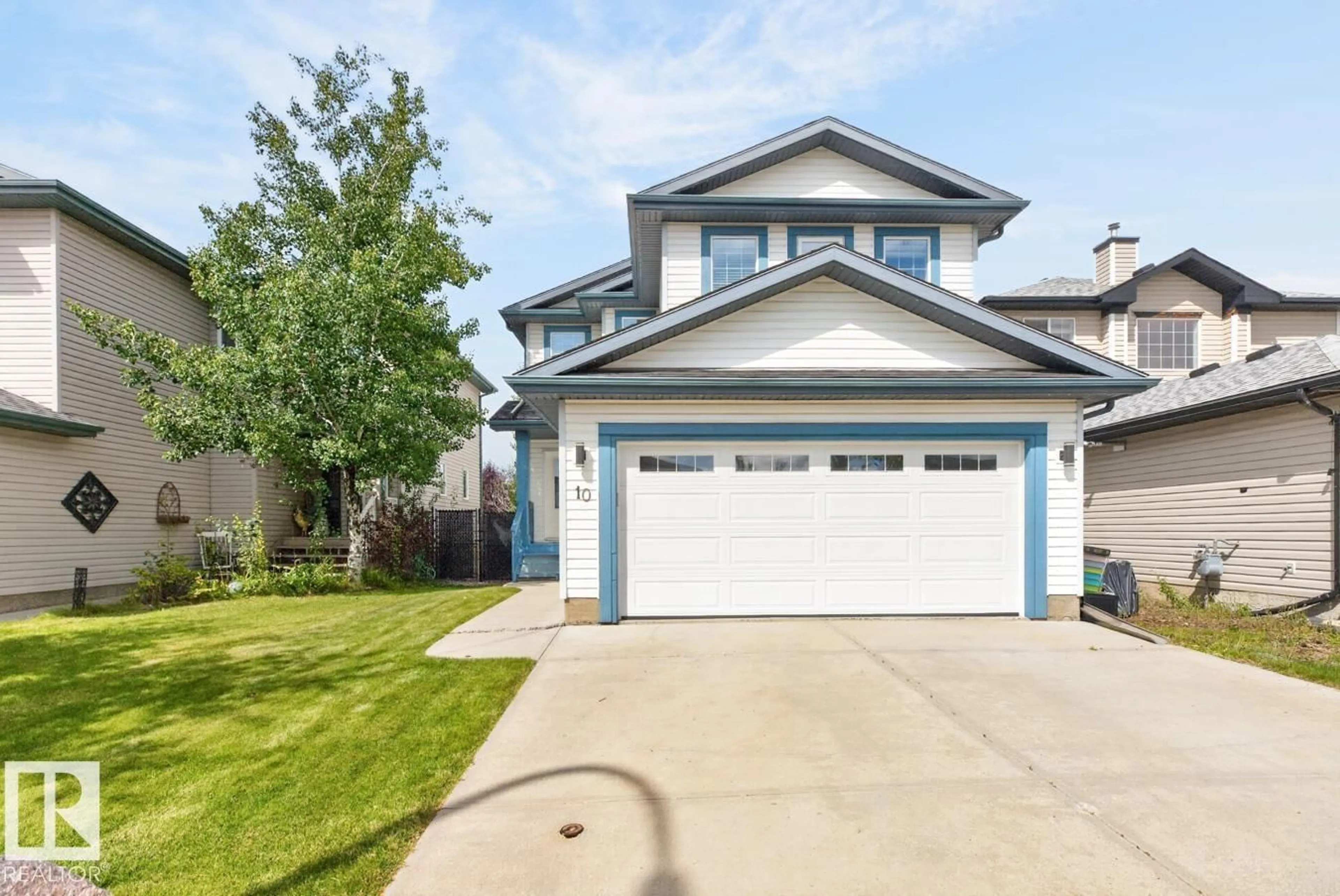 Home with vinyl exterior material, street for 10 DOUGLAS CR, Leduc Alberta T9E8P3