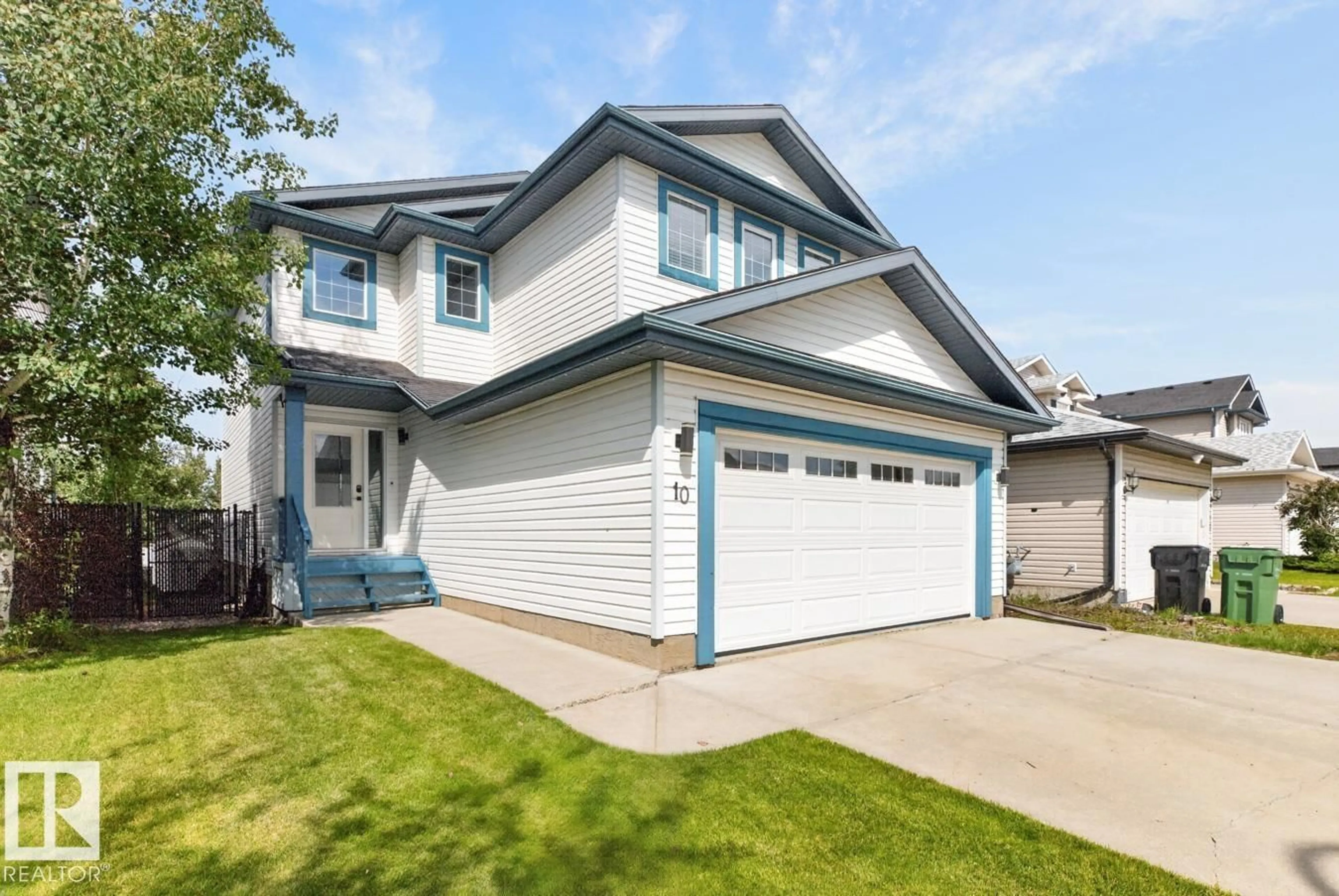 Home with vinyl exterior material, street for 10 DOUGLAS CR, Leduc Alberta T9E8P3