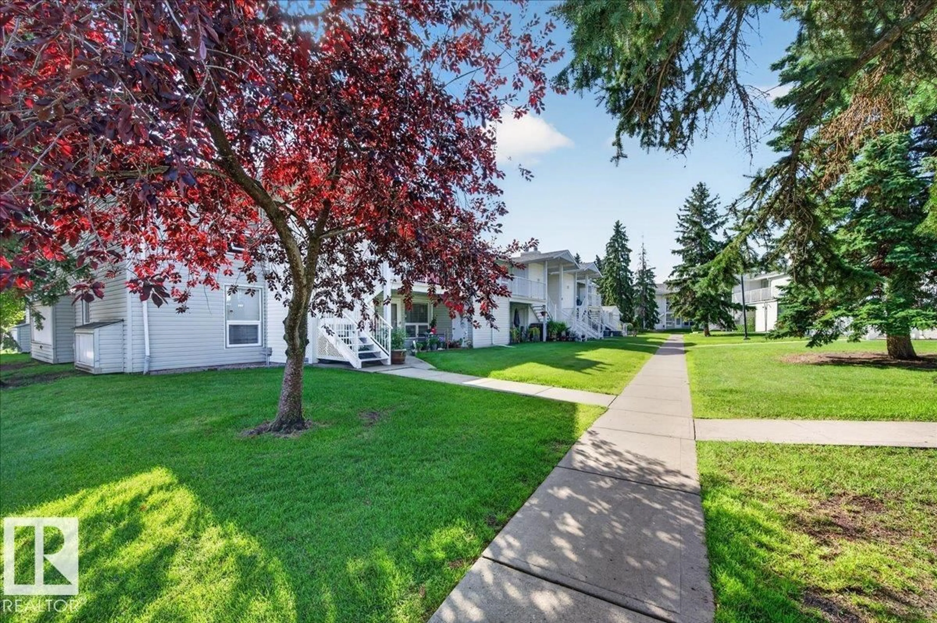 Patio, street for #35 - 2115 118 ST NW, Edmonton Alberta T6J5N1