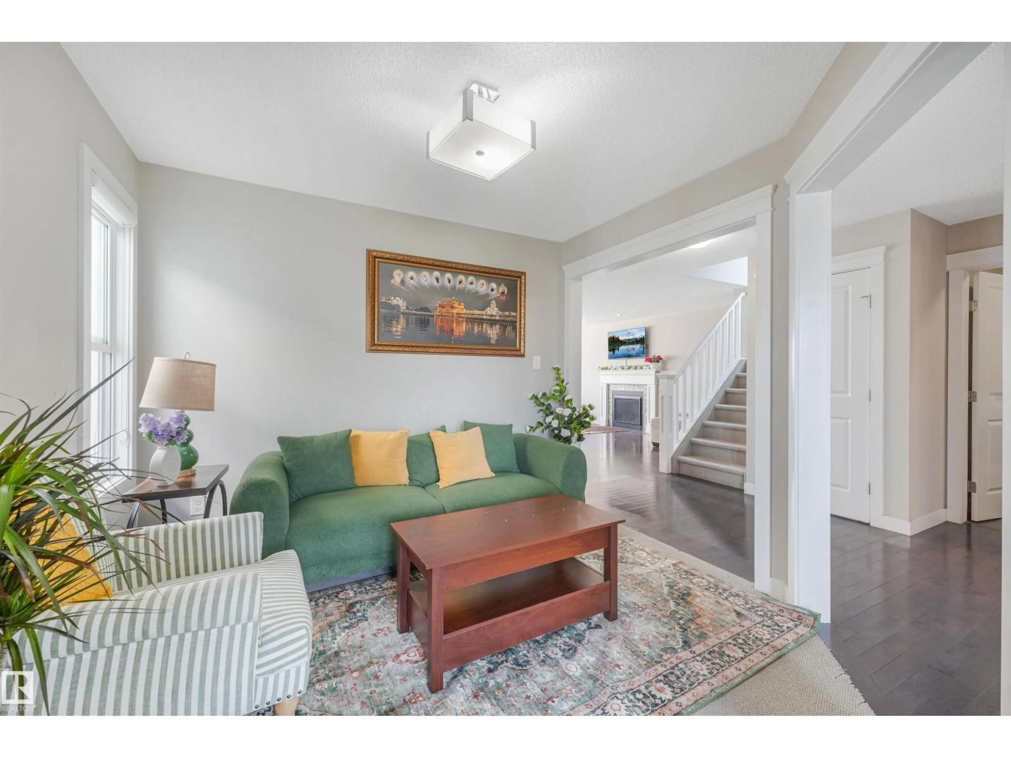 Living room with furniture, unknown for 3359 13 AV, Edmonton Alberta T6T0Z4