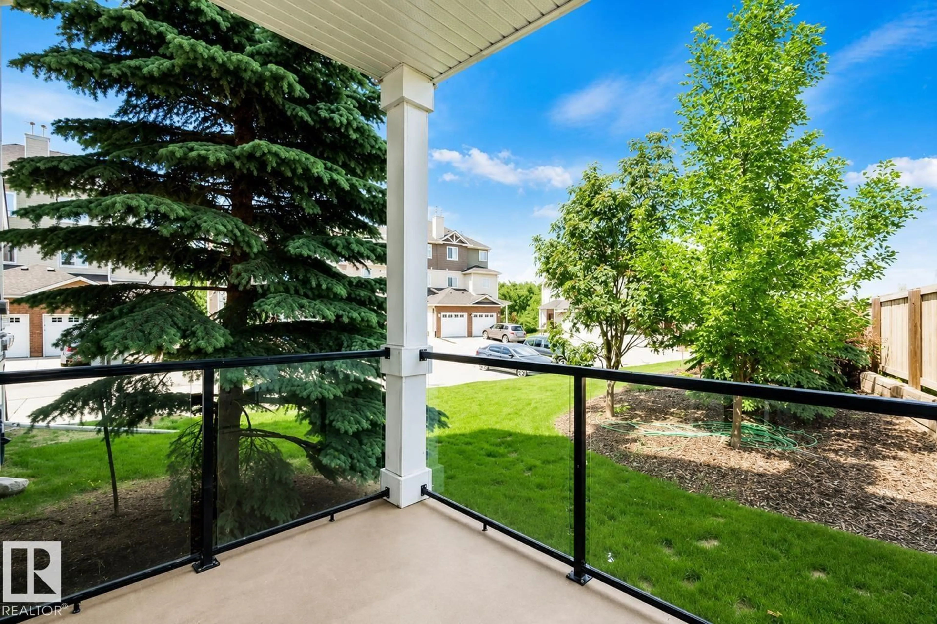 Patio, water/lake/river/ocean view for 59 - 3010 33 AV, Edmonton Alberta T6T0C3