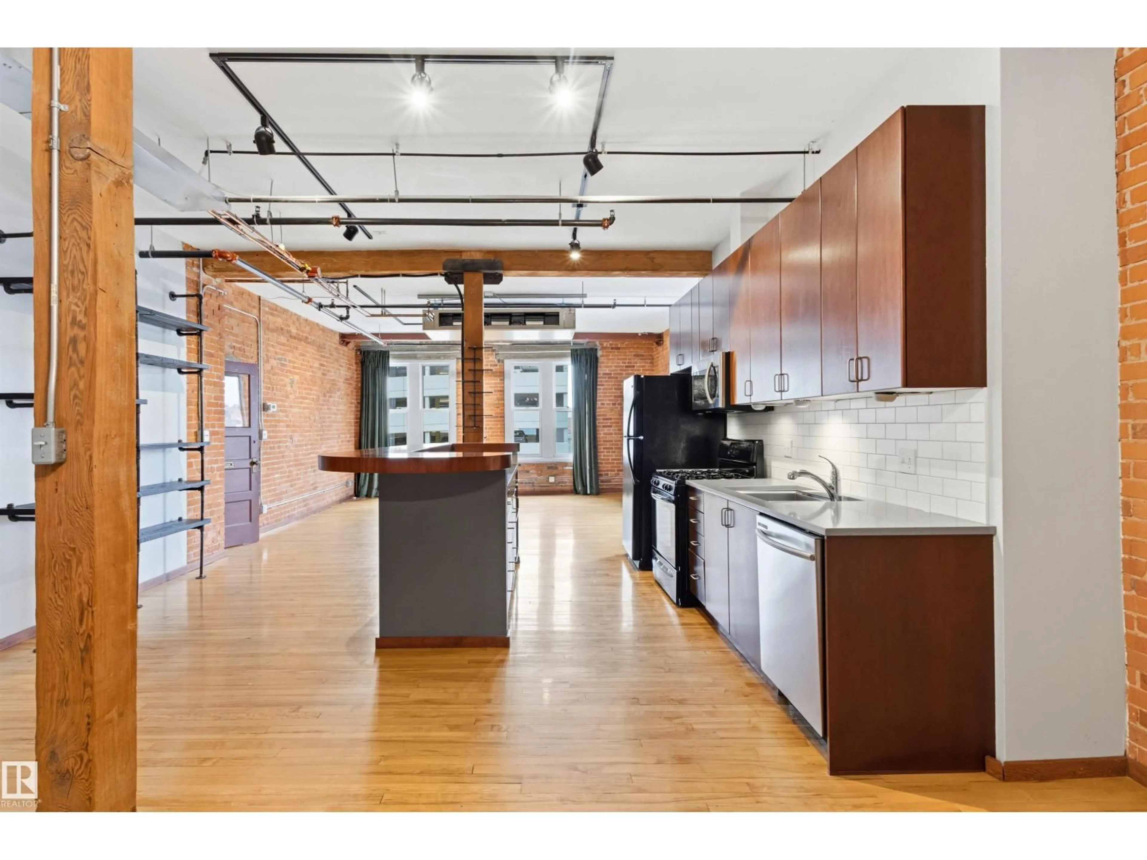 Open concept kitchen, unknown for 401 - 10249 104 ST, Edmonton Alberta T5J1B1
