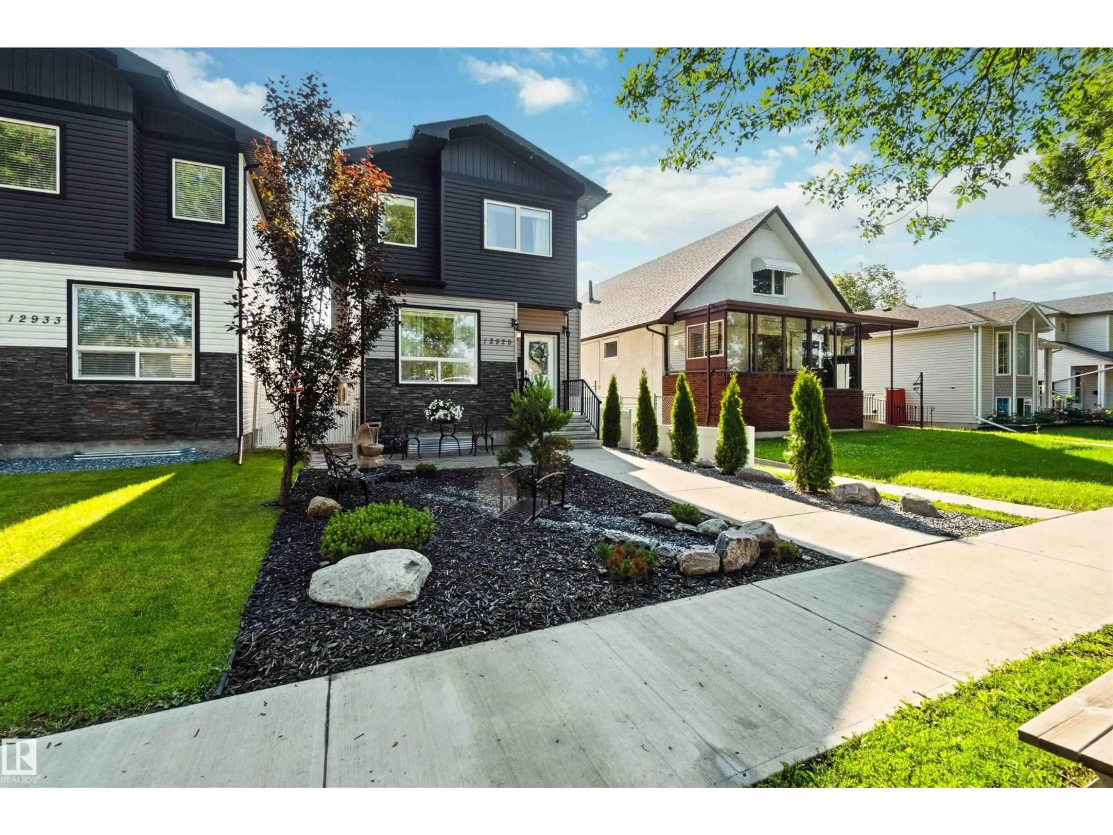 Home with brick exterior material, street for NW - 12929 122 ST, Edmonton Alberta T5L0E8