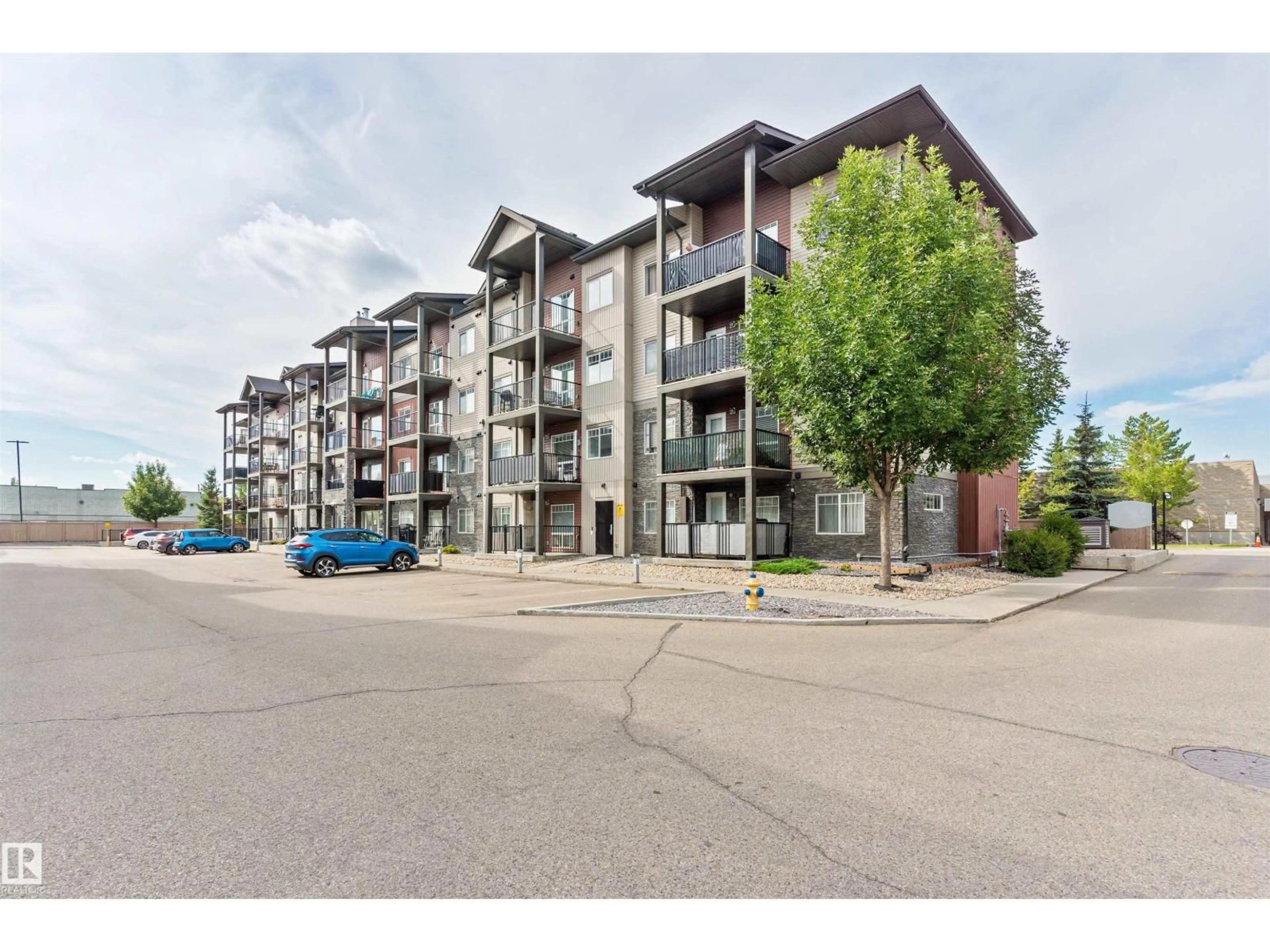 A pic from outside/outdoor area/front of a property/back of a property/a pic from drone, unknown for 401 - 9523 160 AV, Edmonton Alberta T5Z0N1