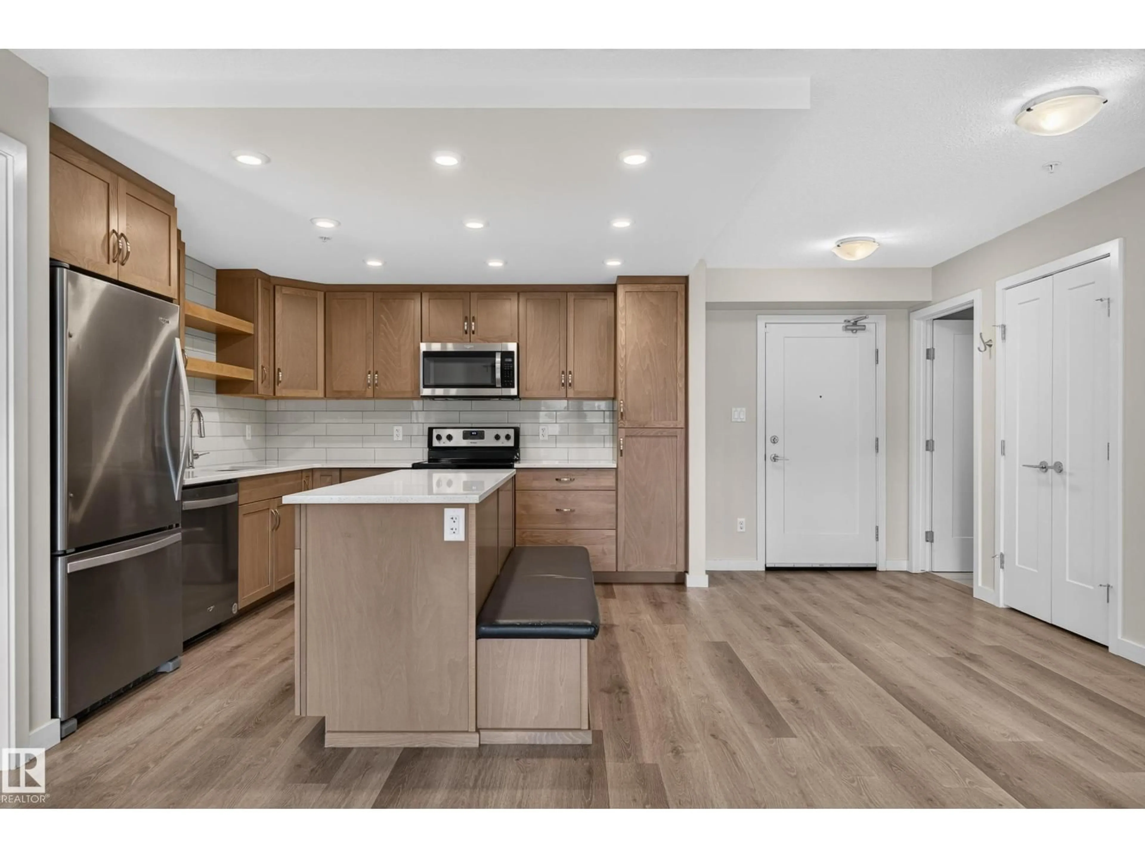 Open concept kitchen, unknown for #131 - 5504 SCHONSEE DR, Edmonton Alberta T5Z0N9