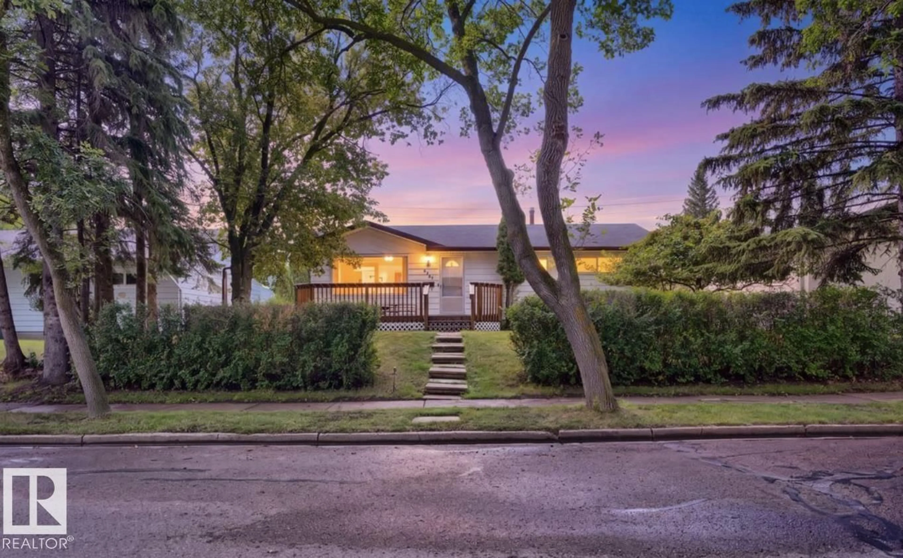 A pic from outside/outdoor area/front of a property/back of a property/a pic from drone, street for 6221 44B AVENUE, Camrose Alberta T4V0B5
