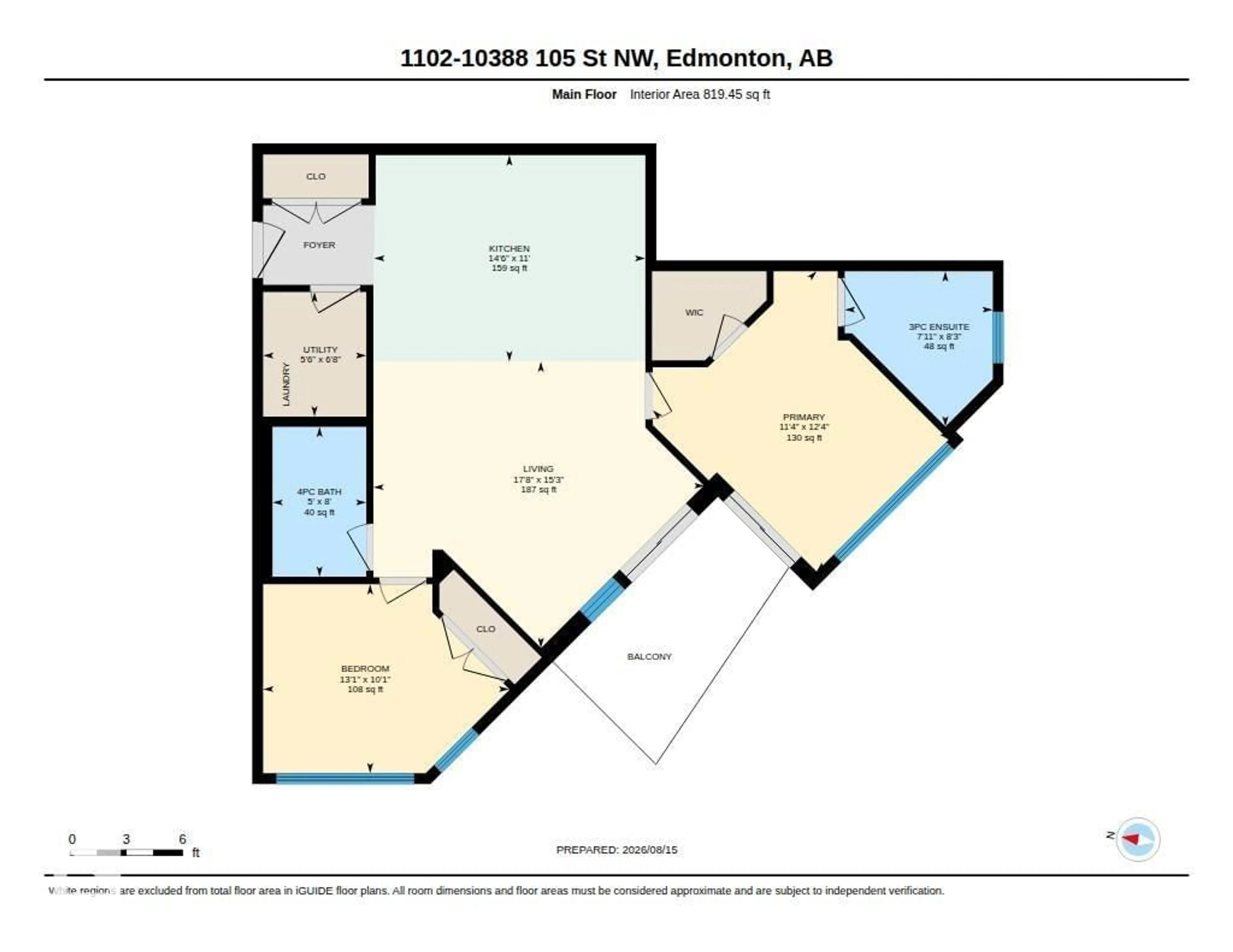 Floor plan for 1102 105 ST NW, Edmonton Alberta T5J0C2